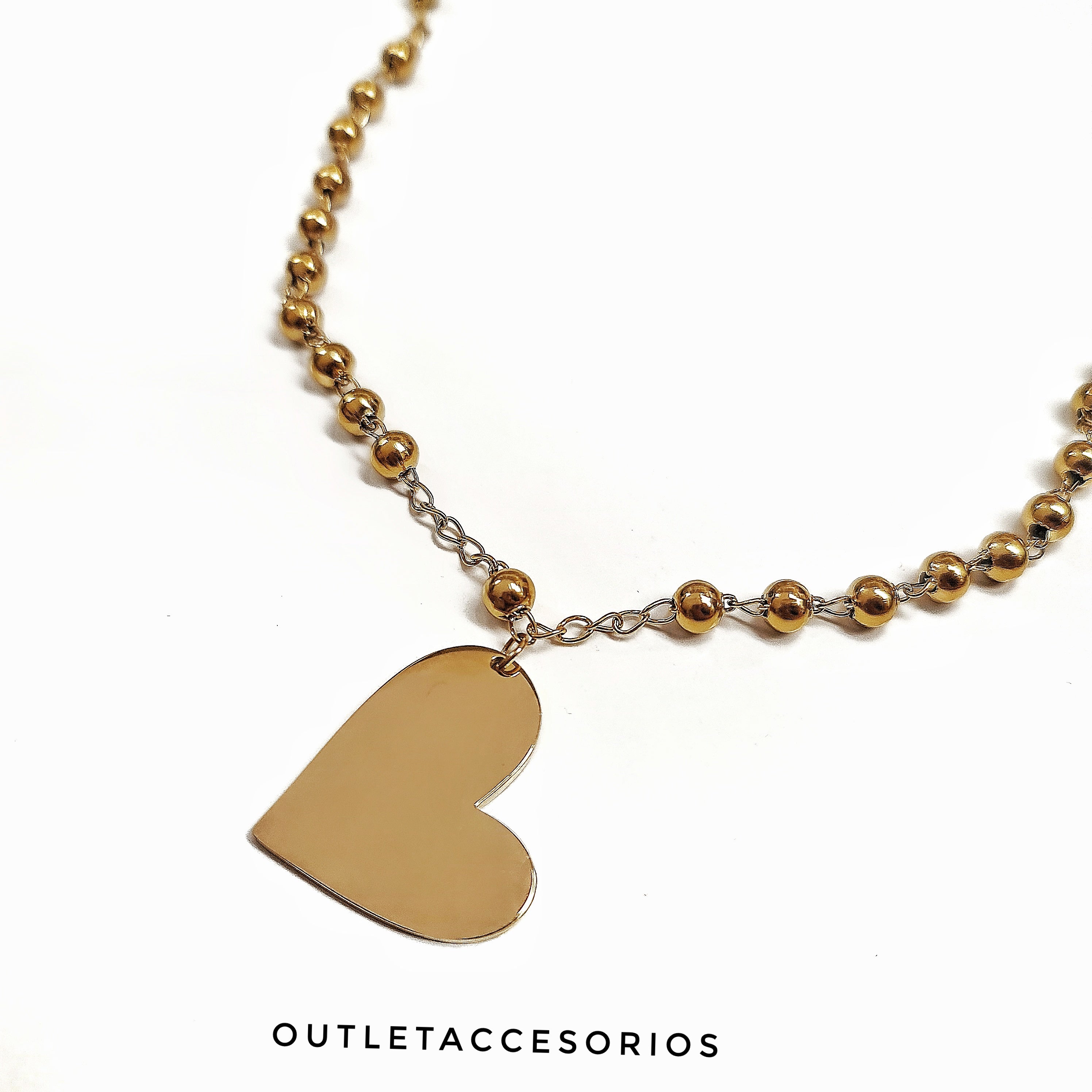 Collar corazon balin