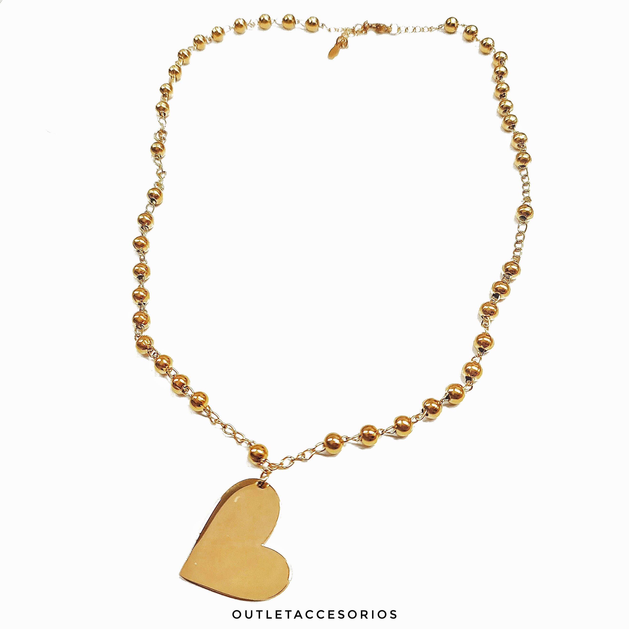 Collar corazon balin