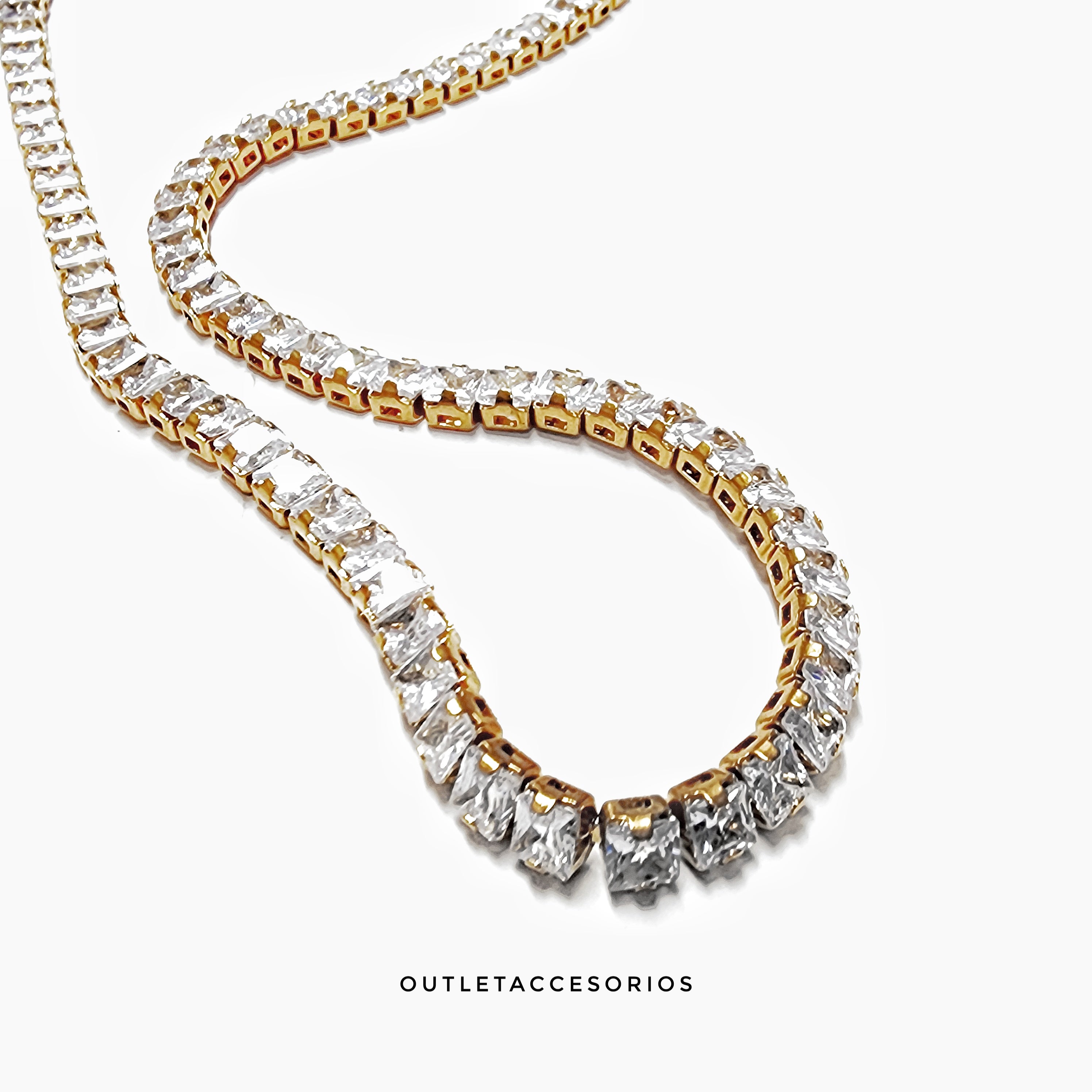 Collar Cristal dorado