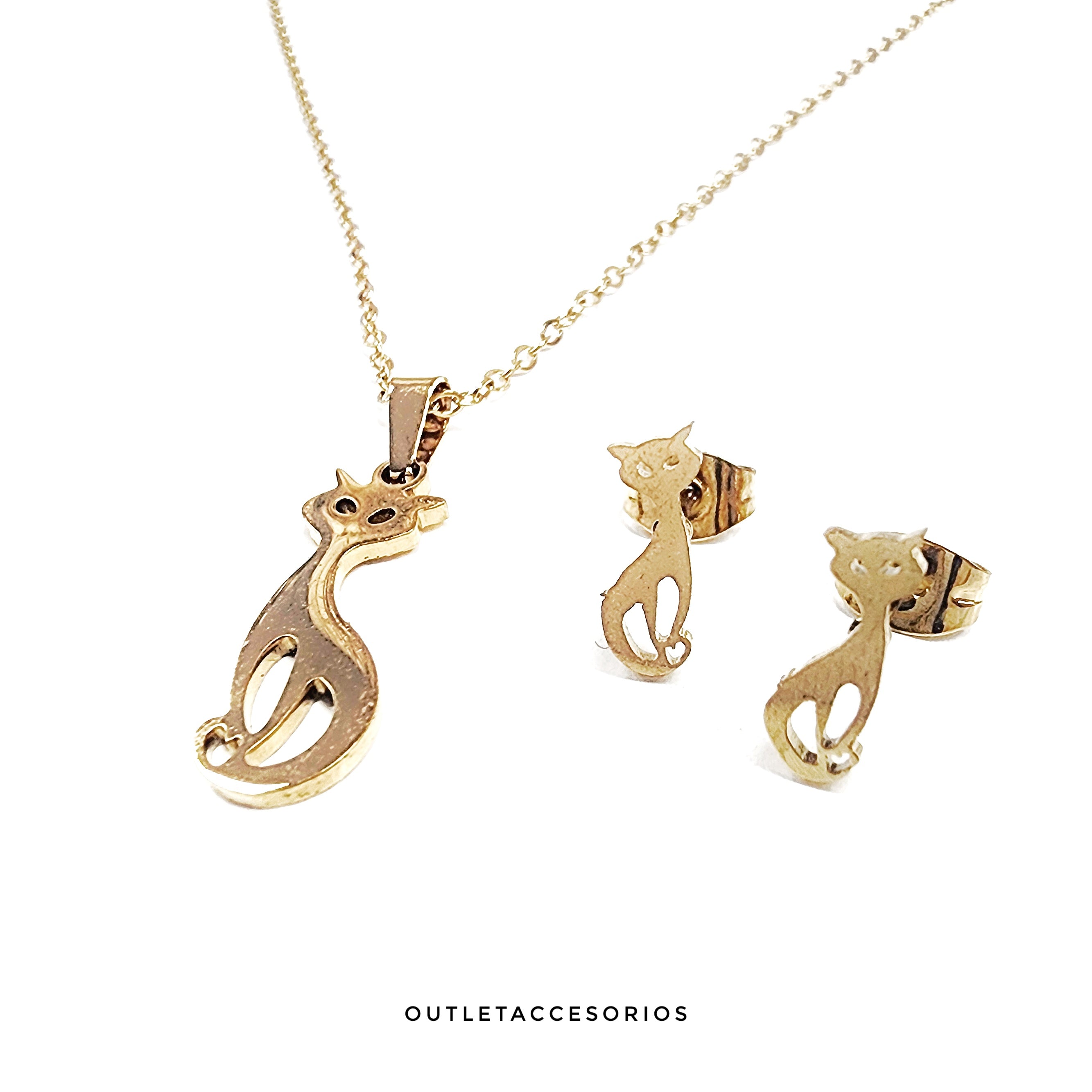 Collar gatuno + aros
