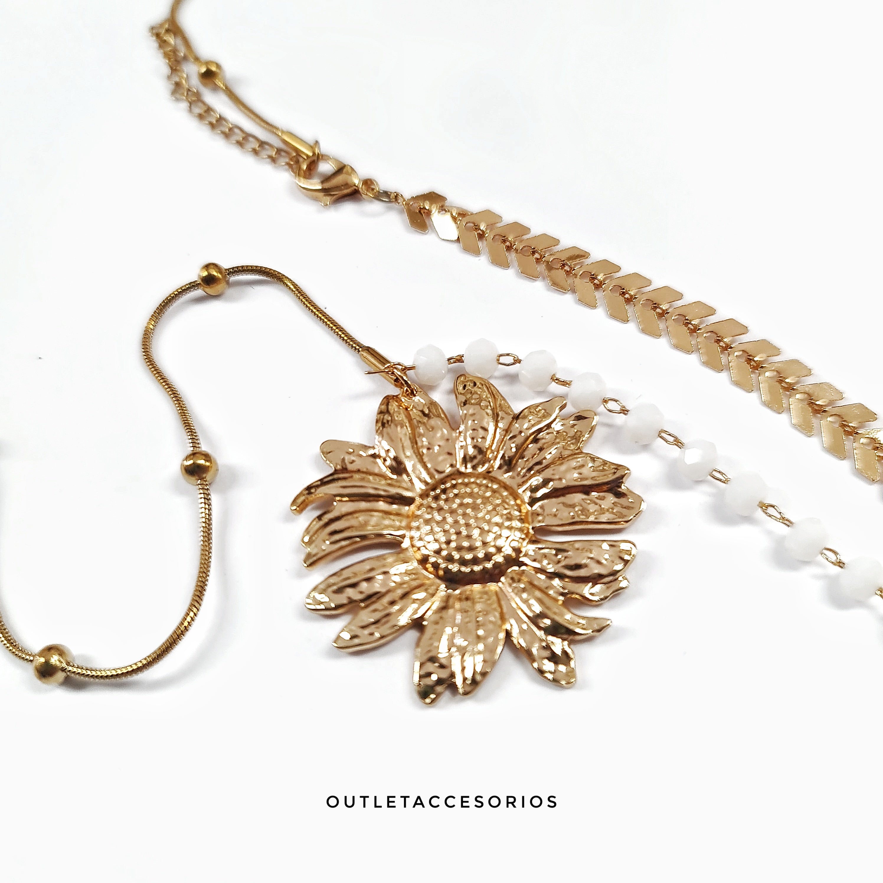Collar girasol