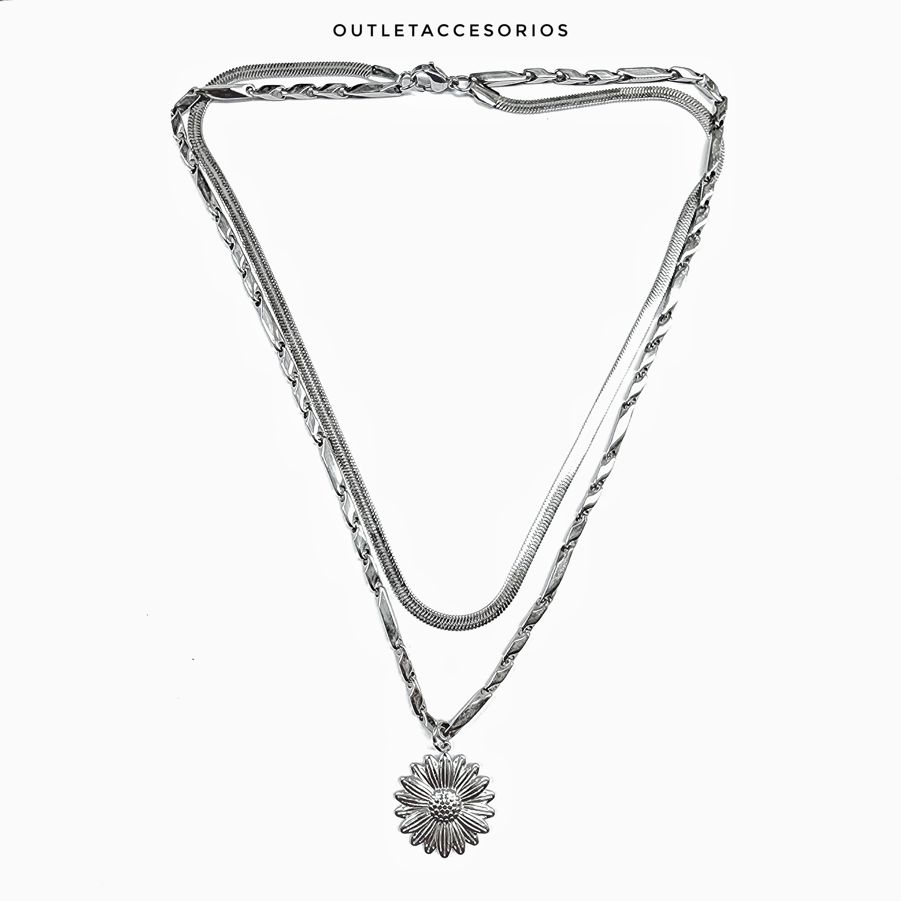 Collar flor naciente
