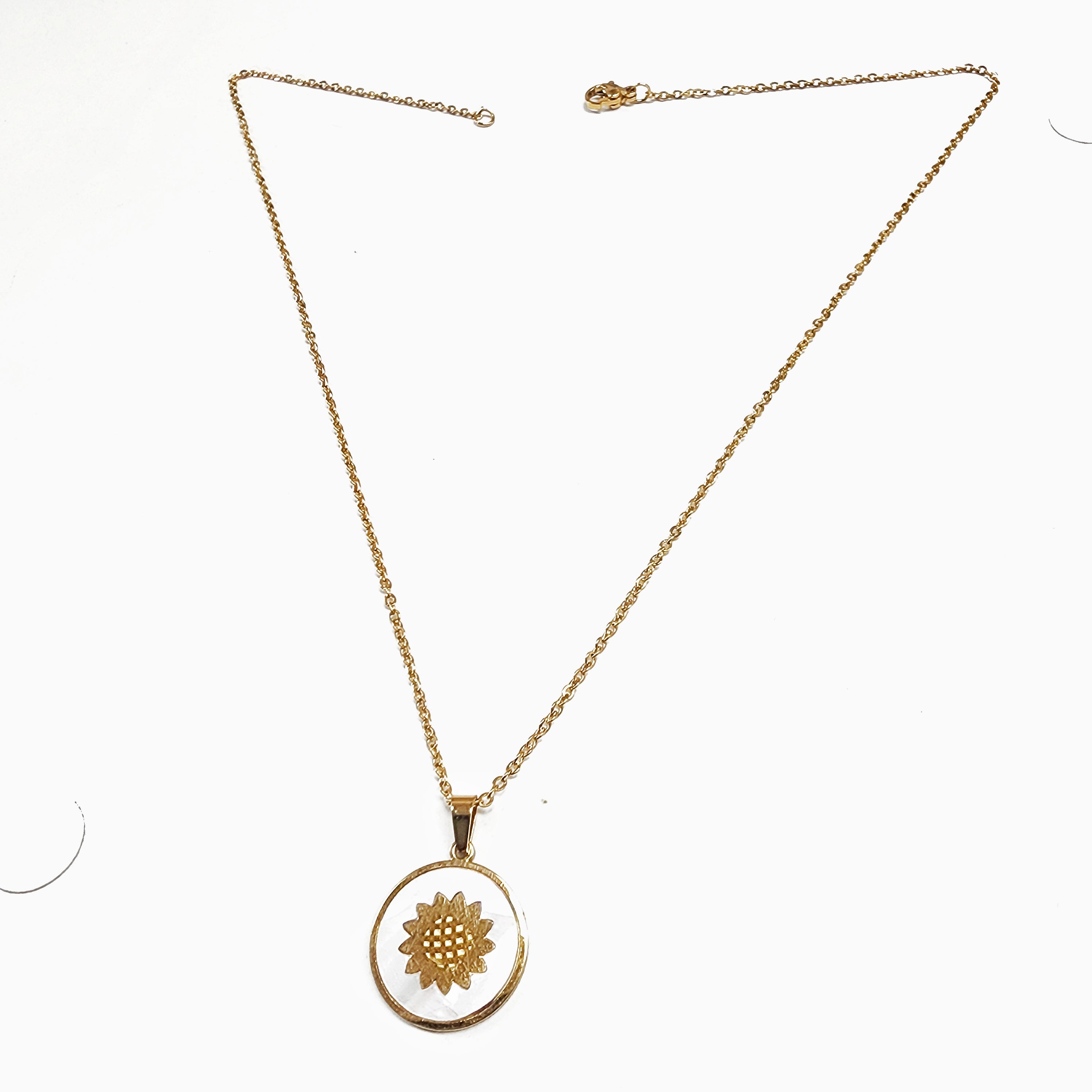 Collar Medalla girasole