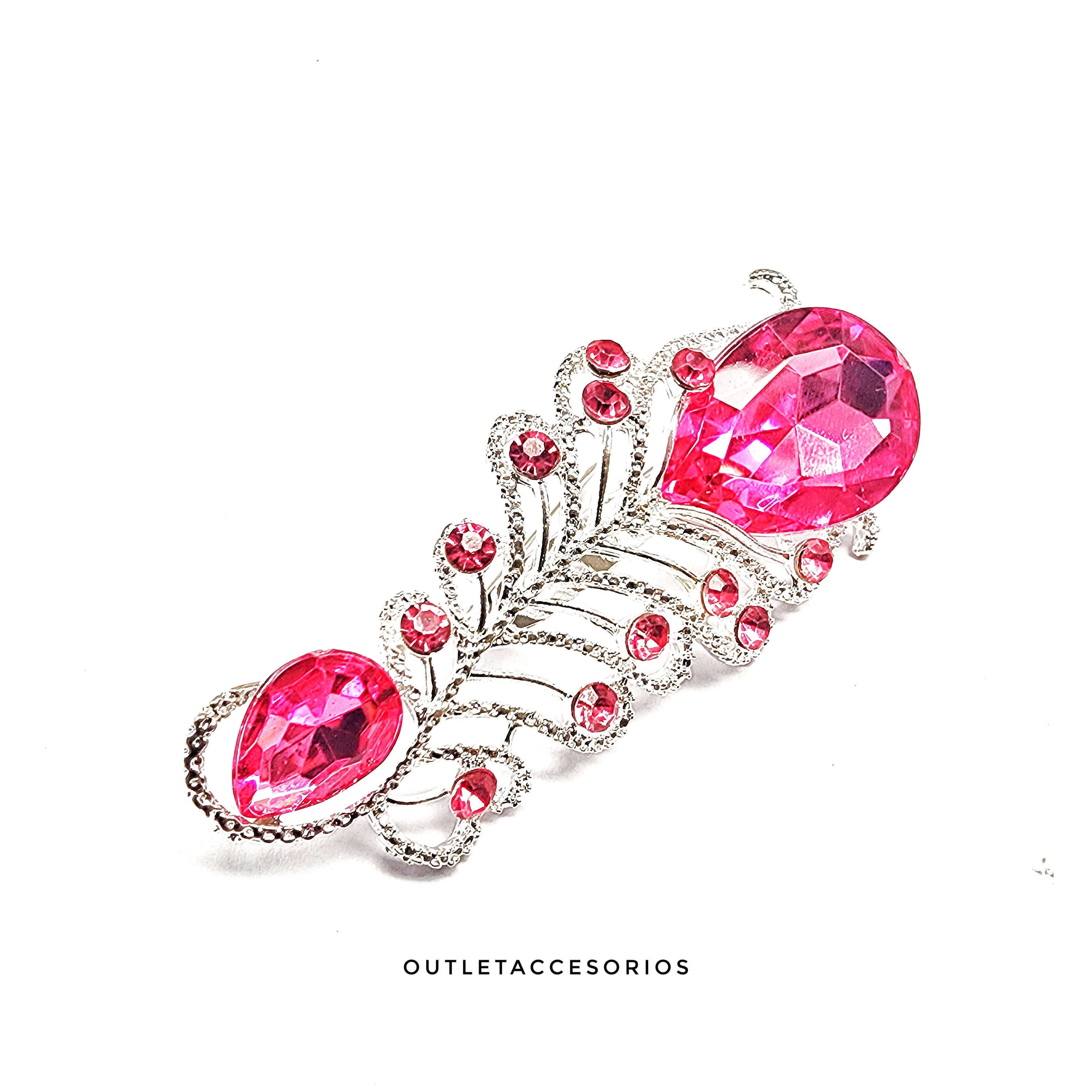 Prendedor hoja pink