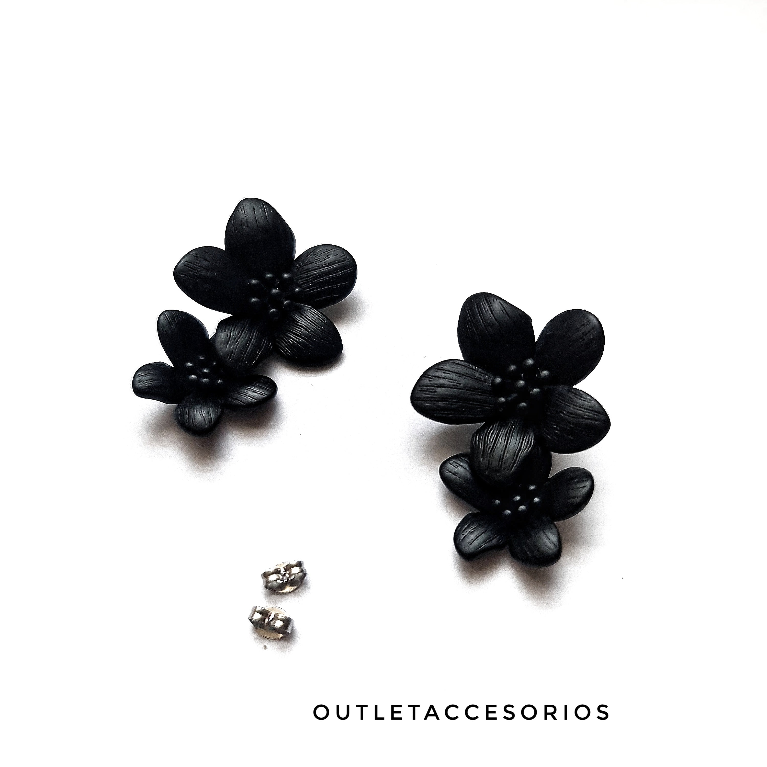 Aros De Flor Doble Amelia