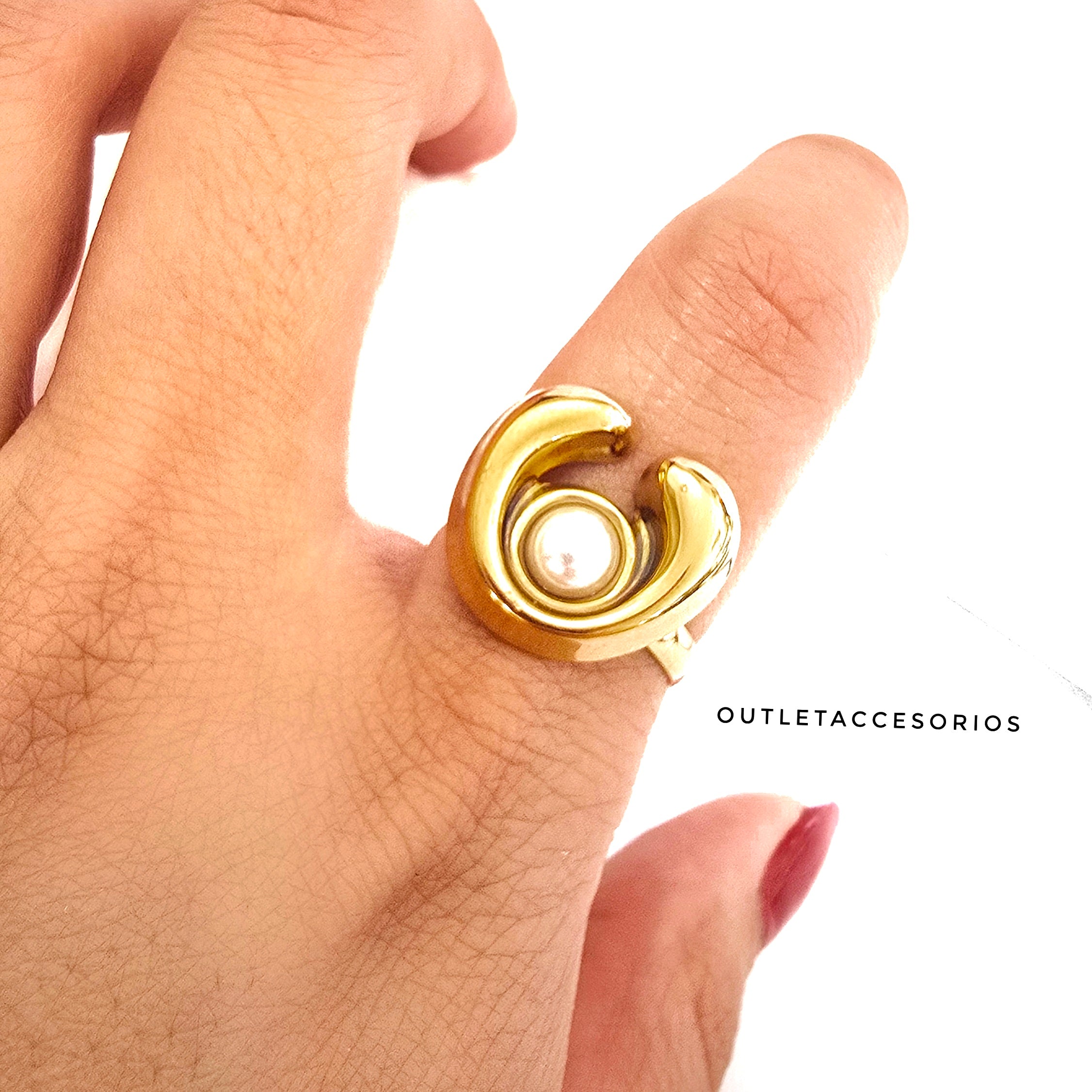 Anillo perla