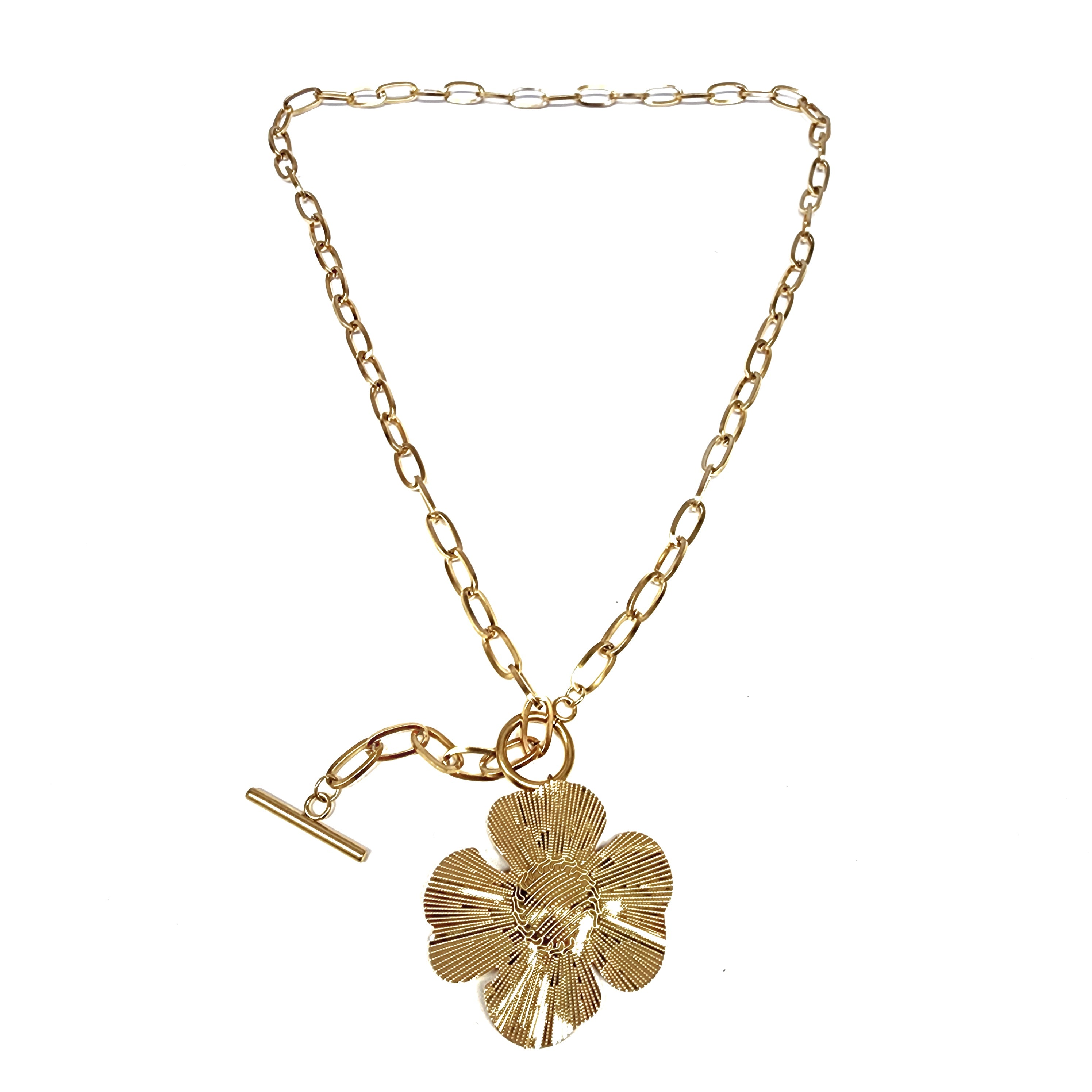 Collar flor magnolia