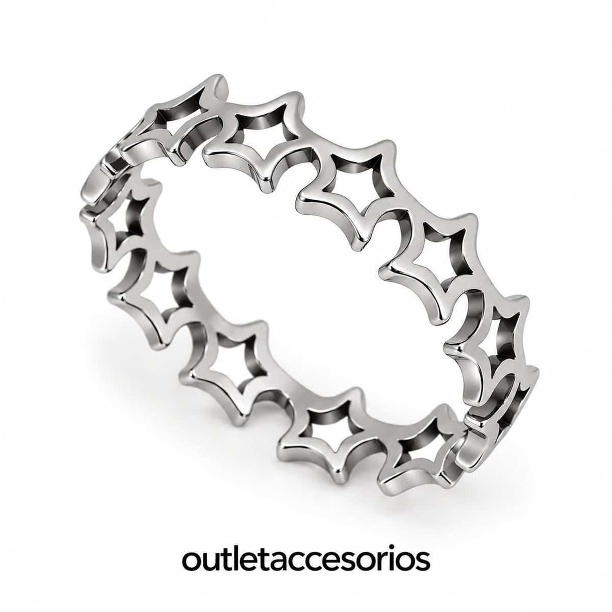 Anillo corona estrella