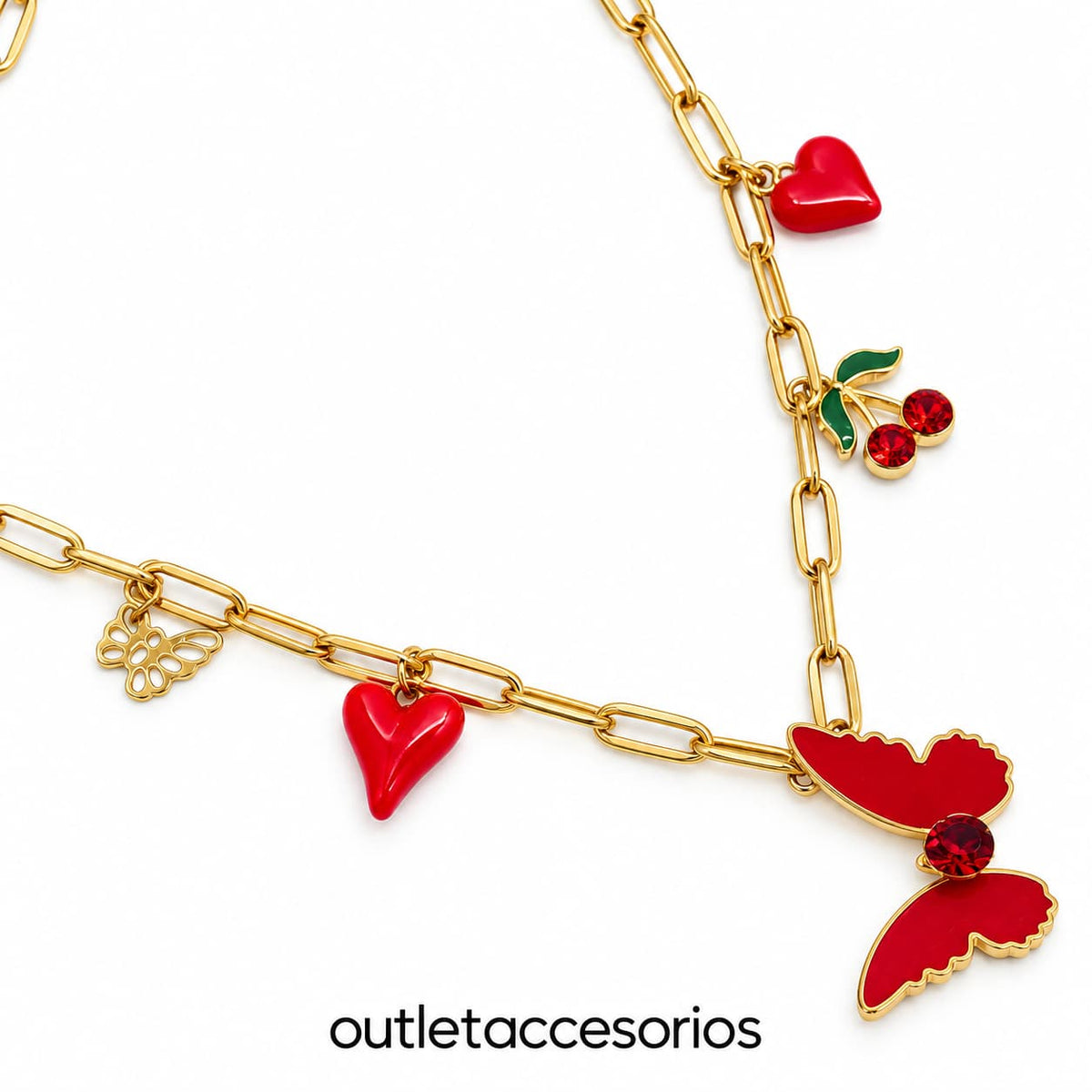 Collar mariposa