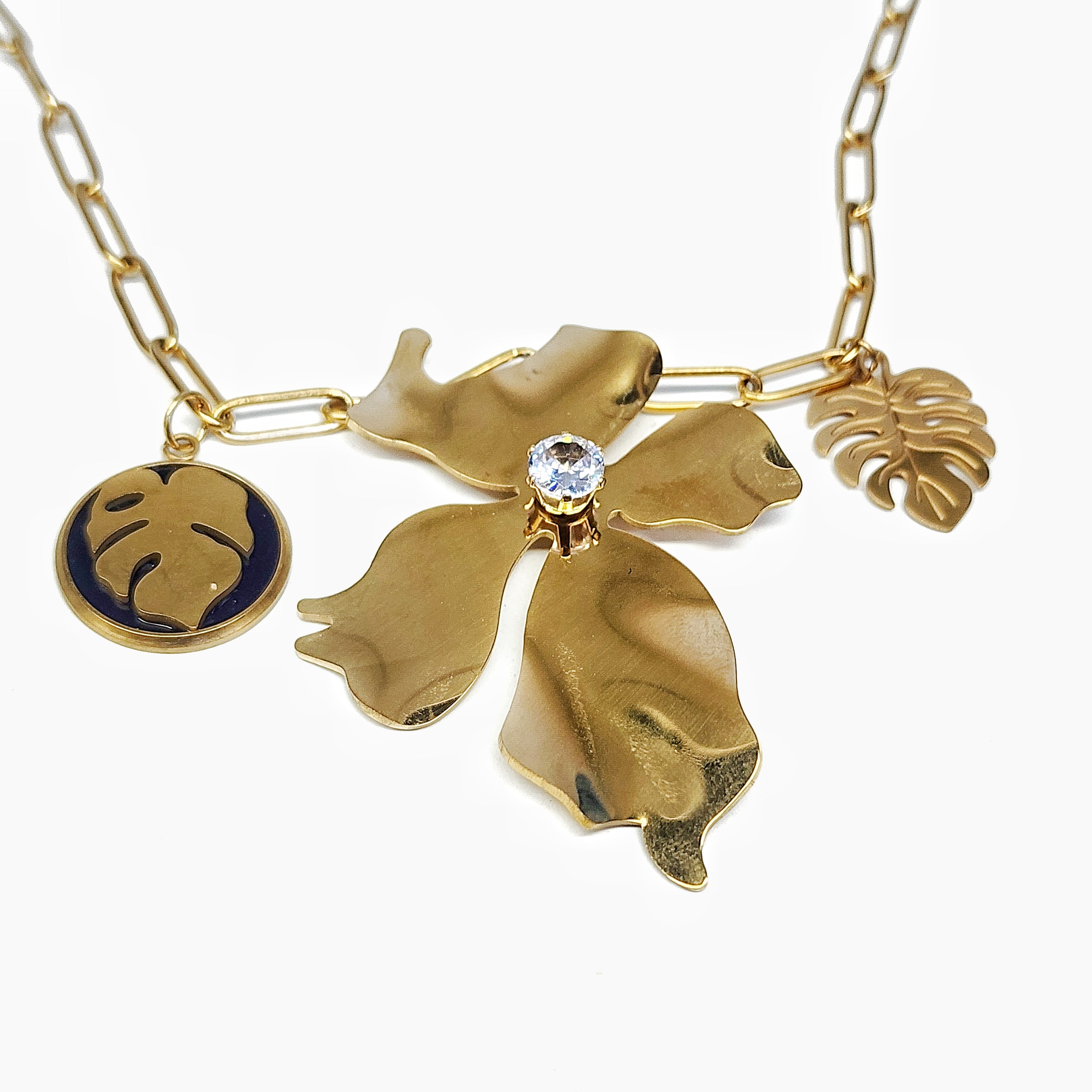 Collar flor