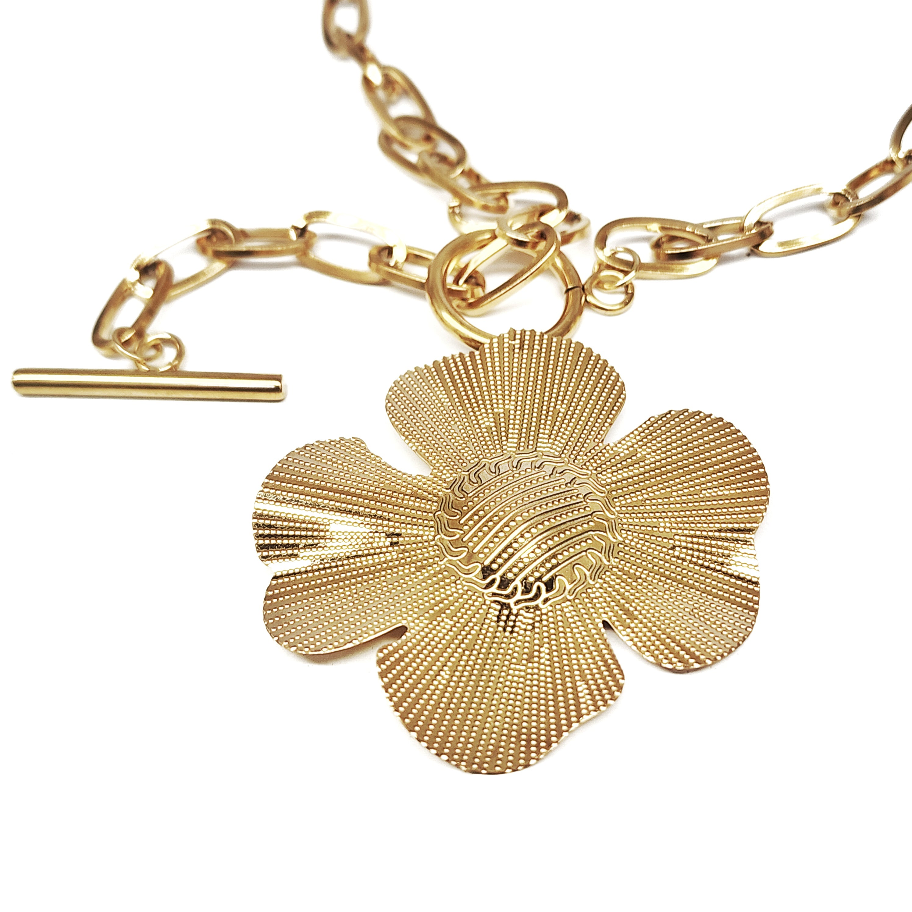 Collar flor magnolia