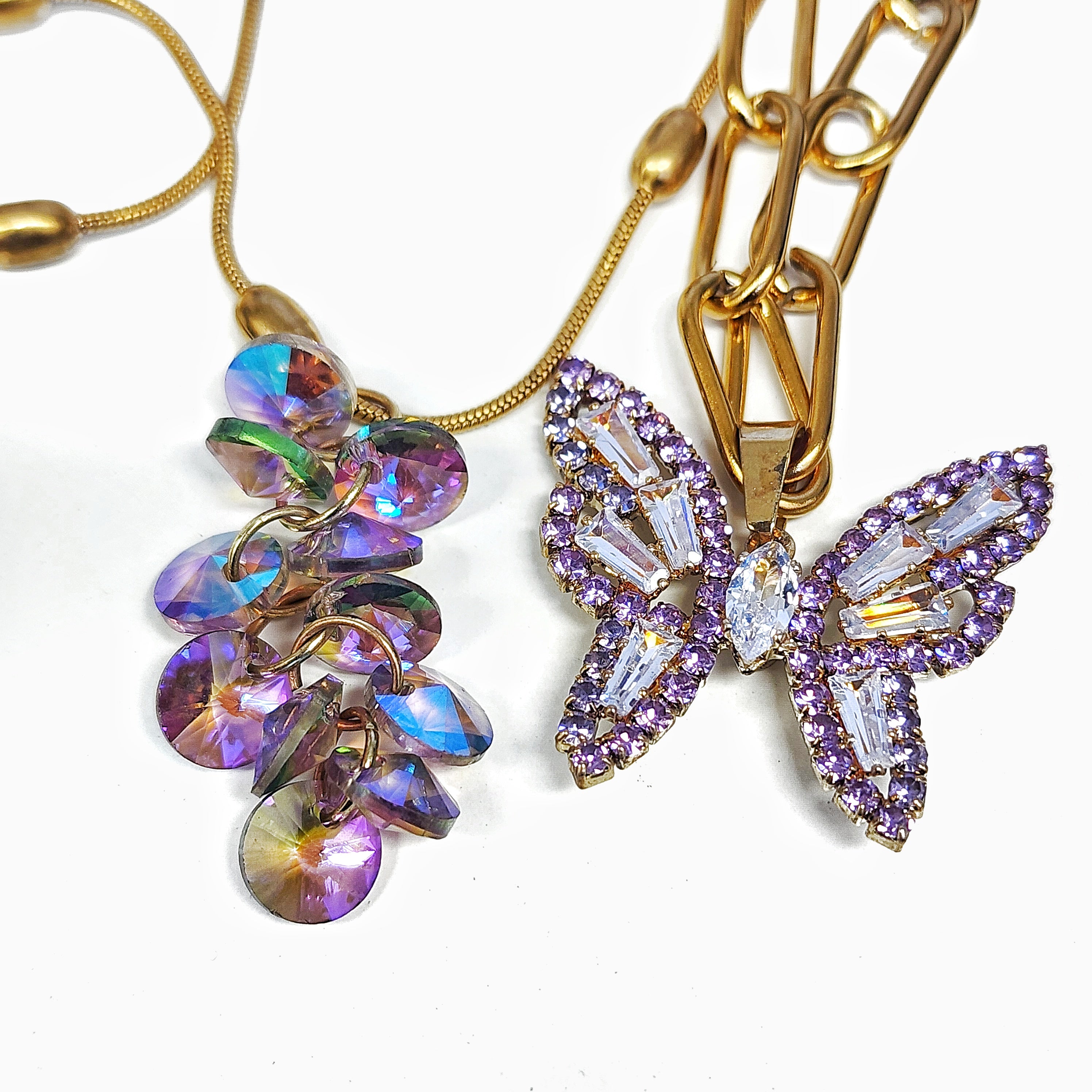 Collar mariposa swarovski