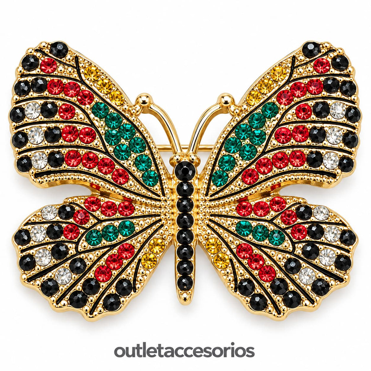 Prendedor mariposa