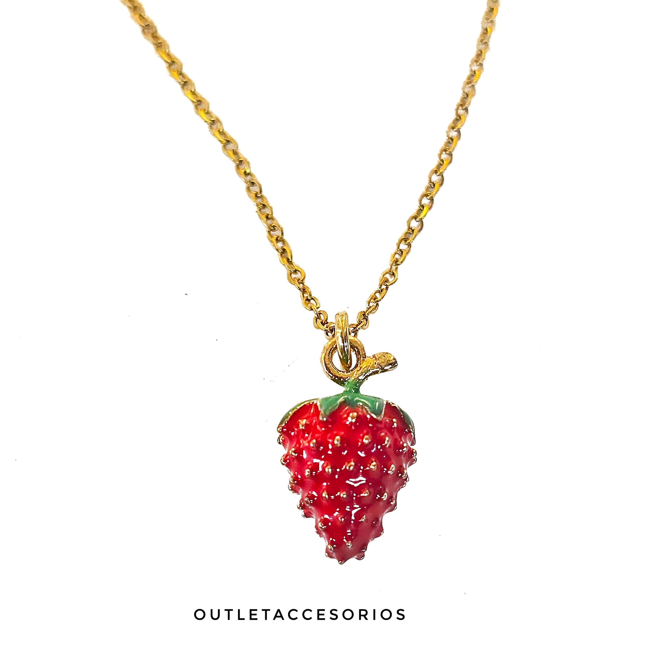 Collar frutilla 🍓