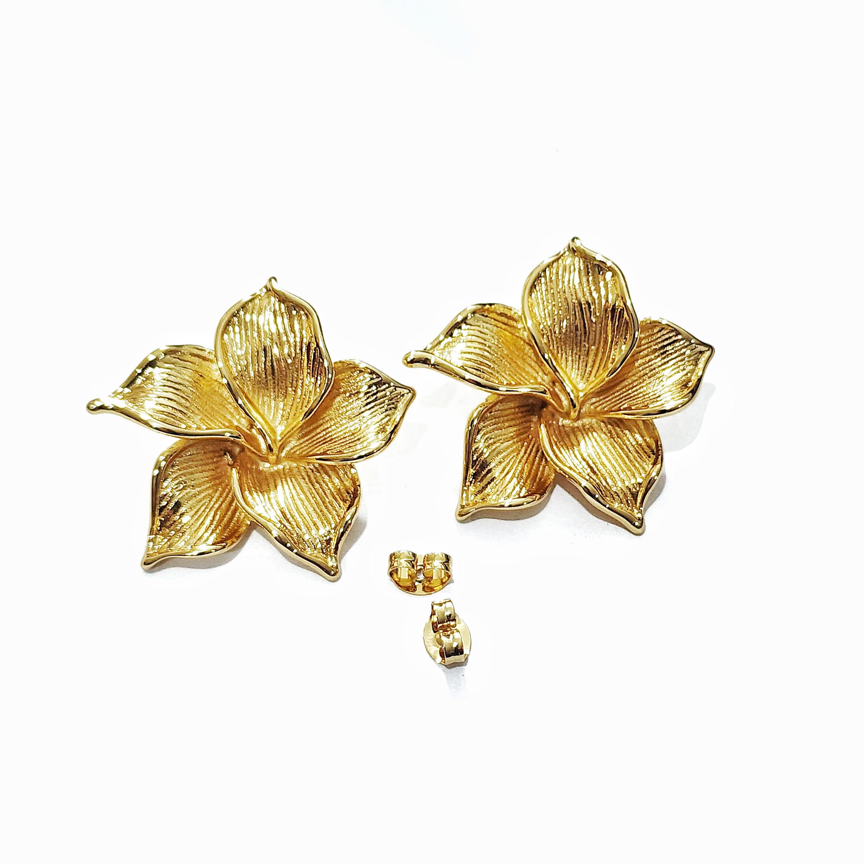 Aros flor amanda
