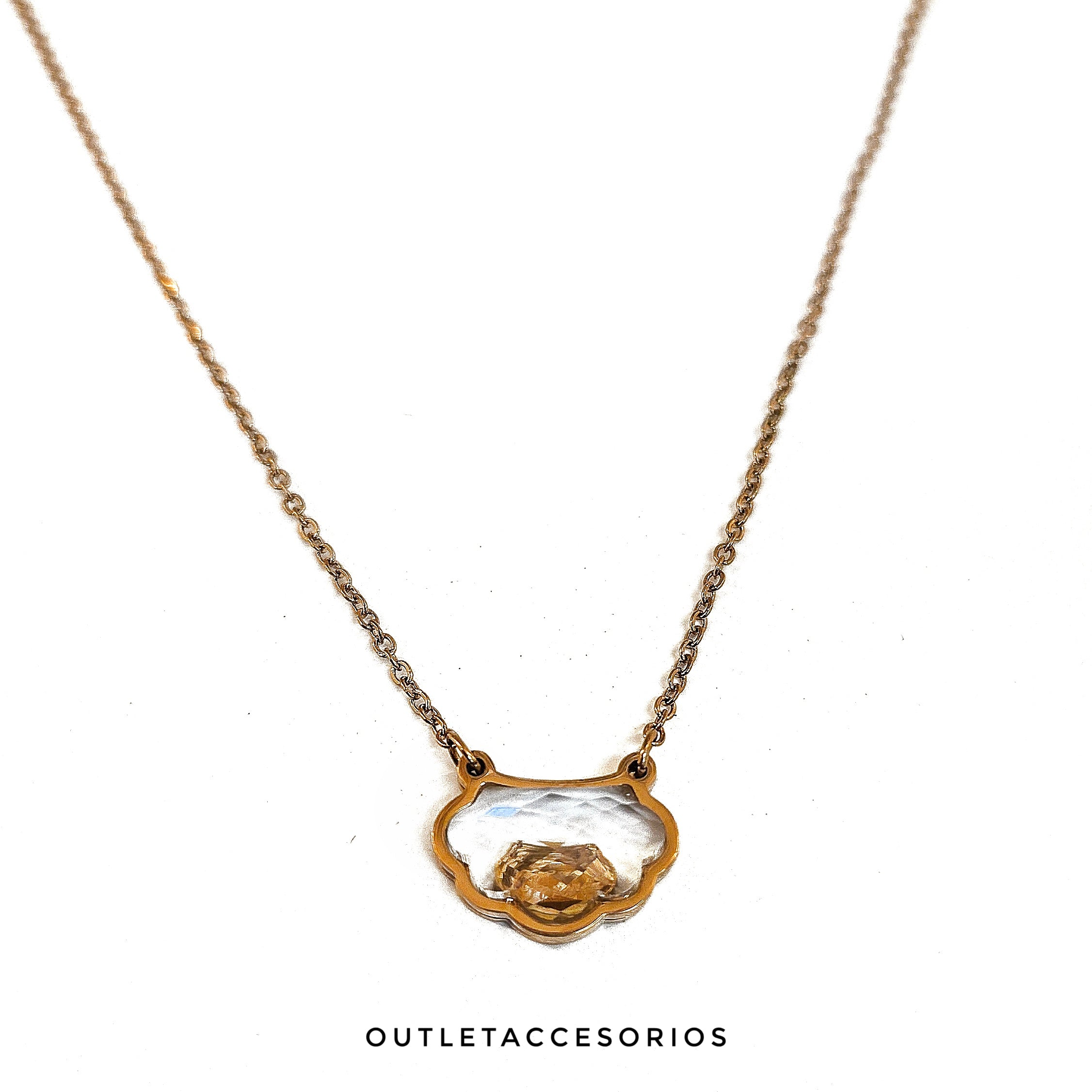 Collar nube cristal