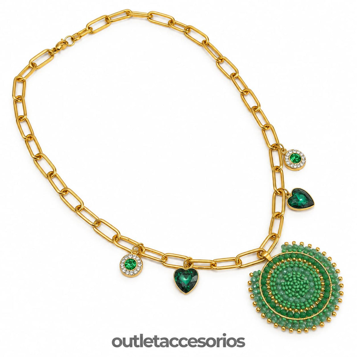 Collar esmeralda
