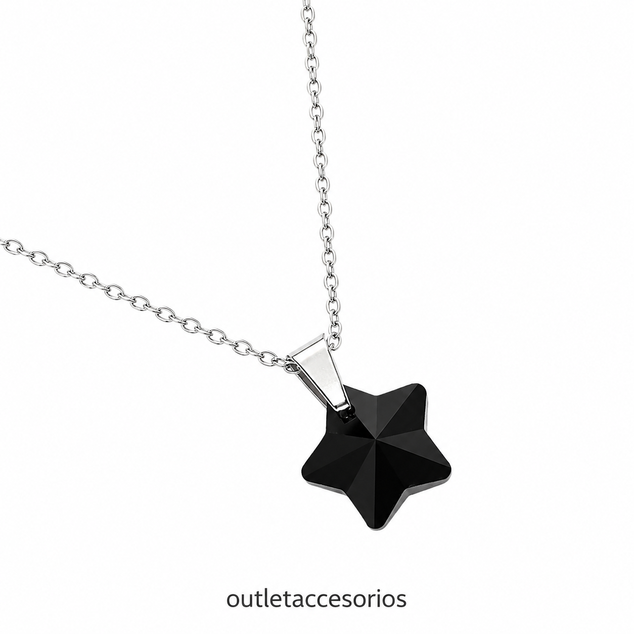 Collar brillo estrella