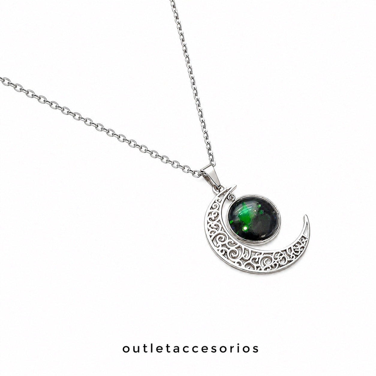 Collar luna barroco