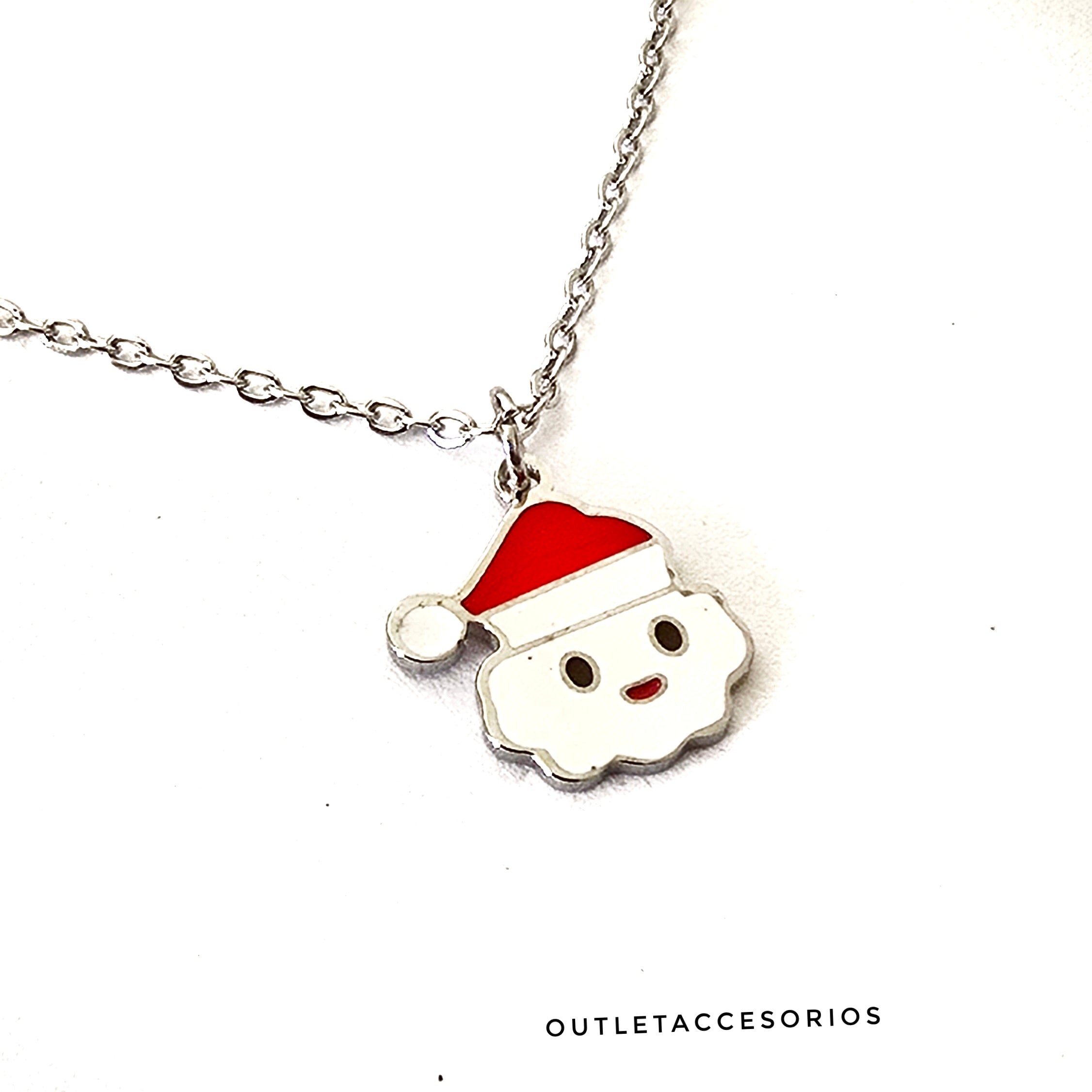 Collar nube navidad