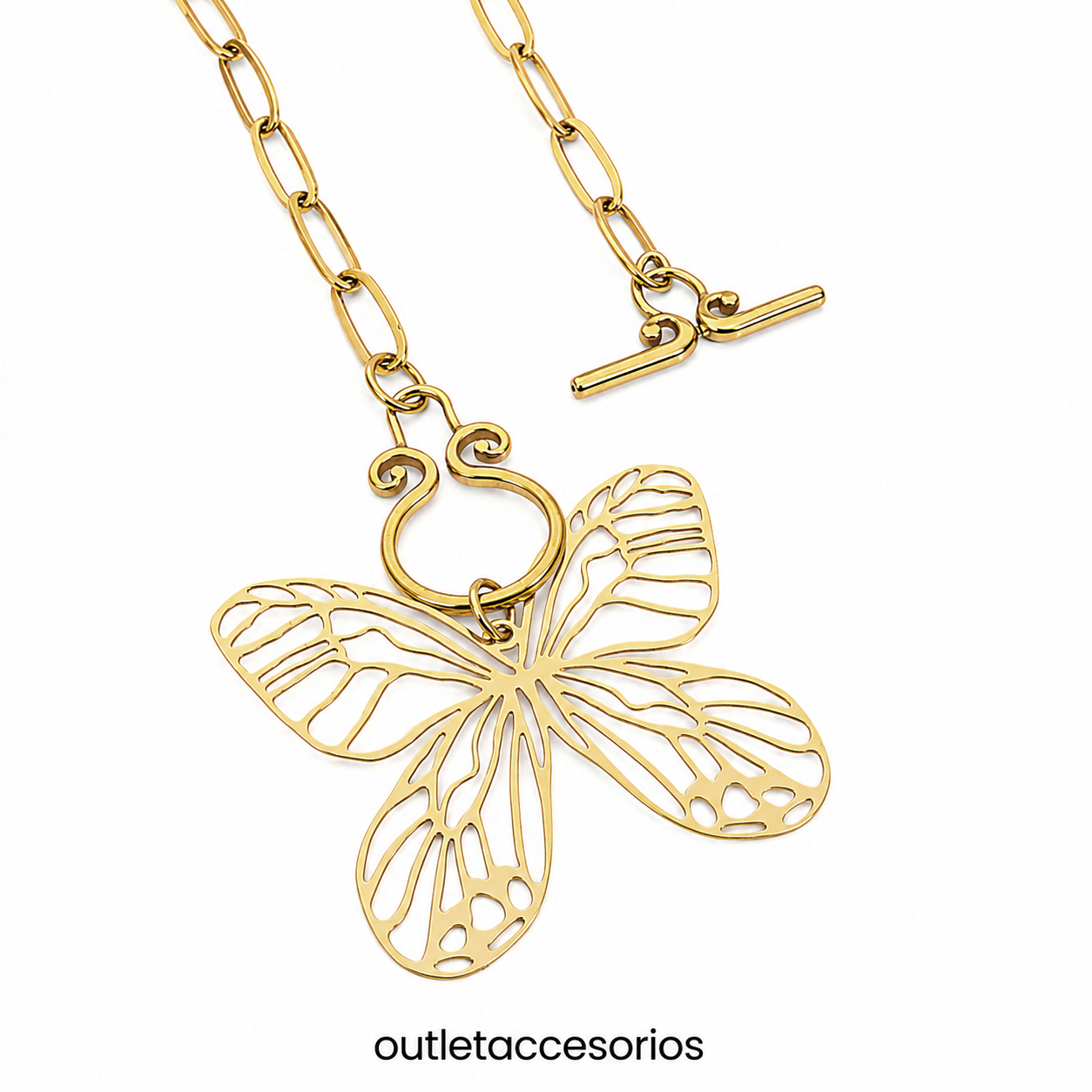 Collar mariposa