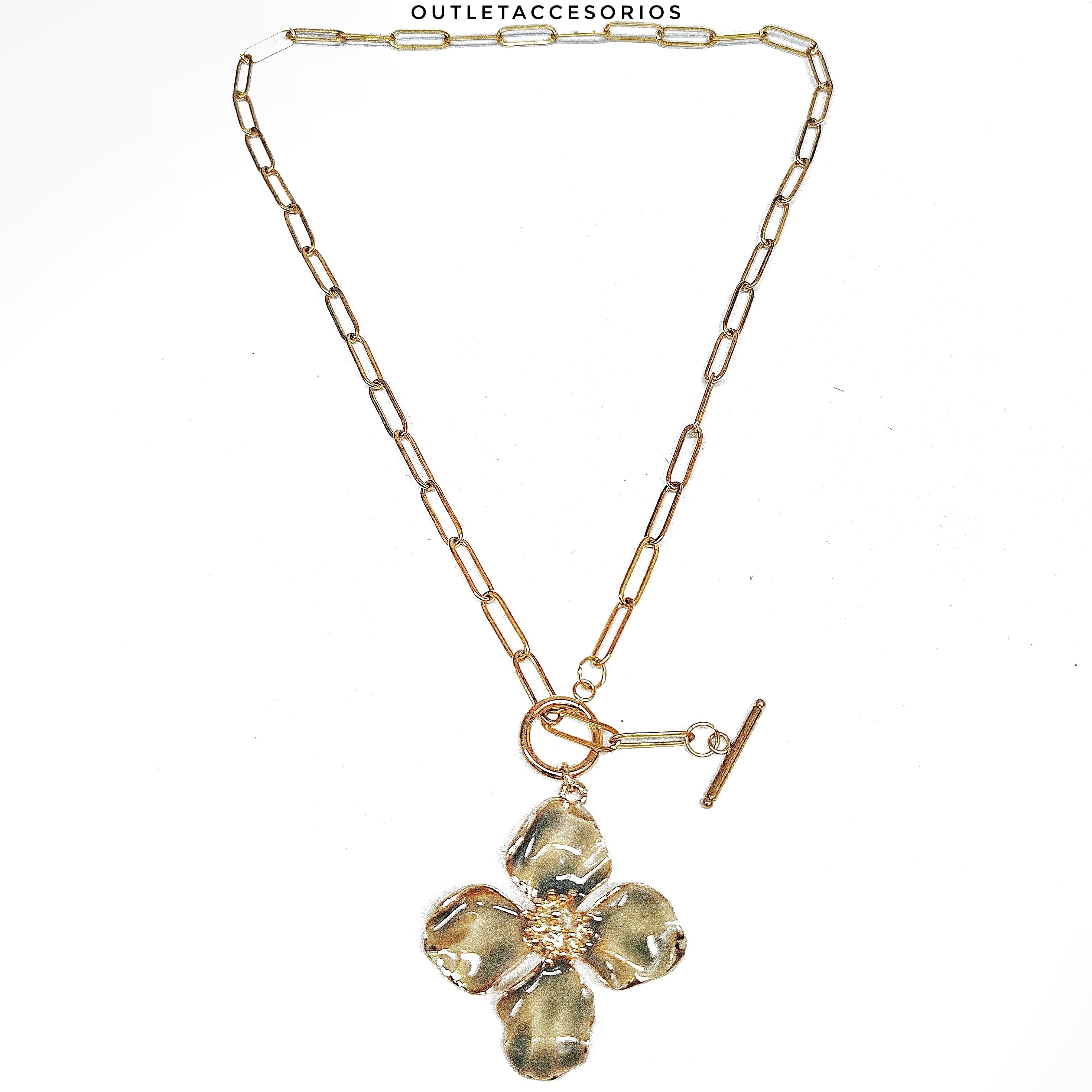 Collar flor primavera