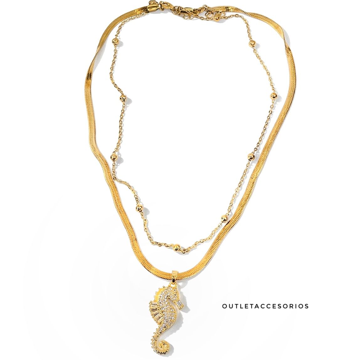 Collar caballito mar