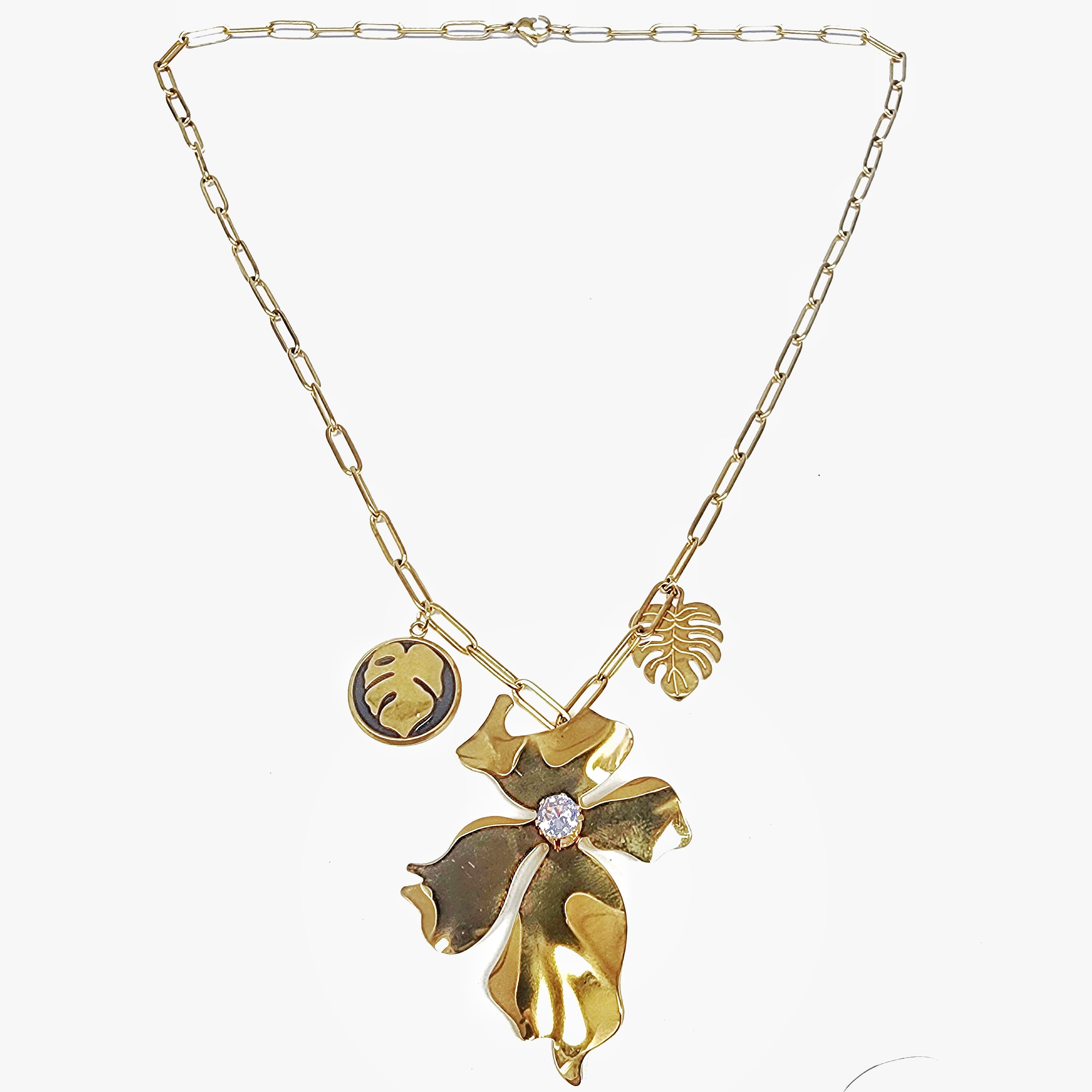 Collar flor