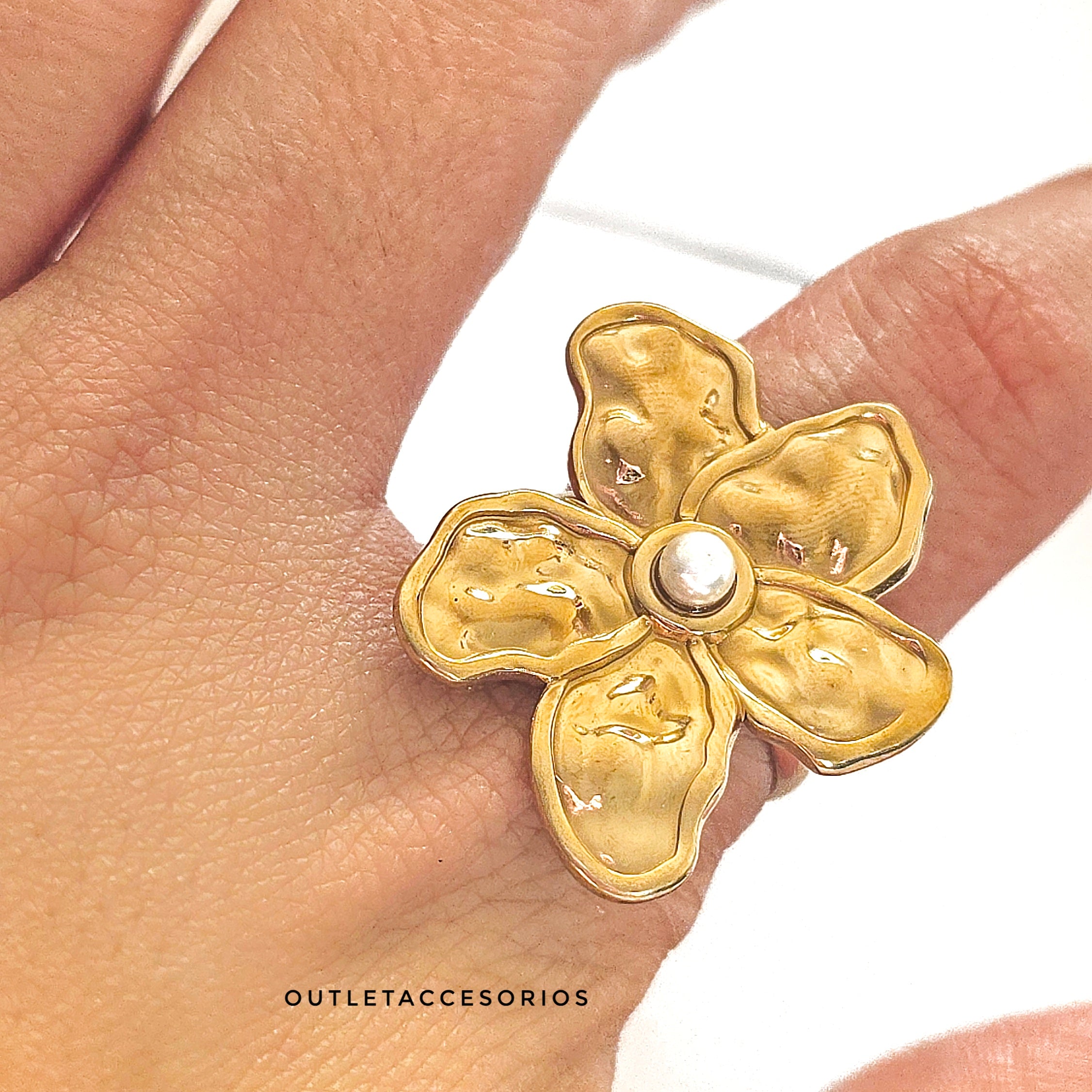 Anillo flor