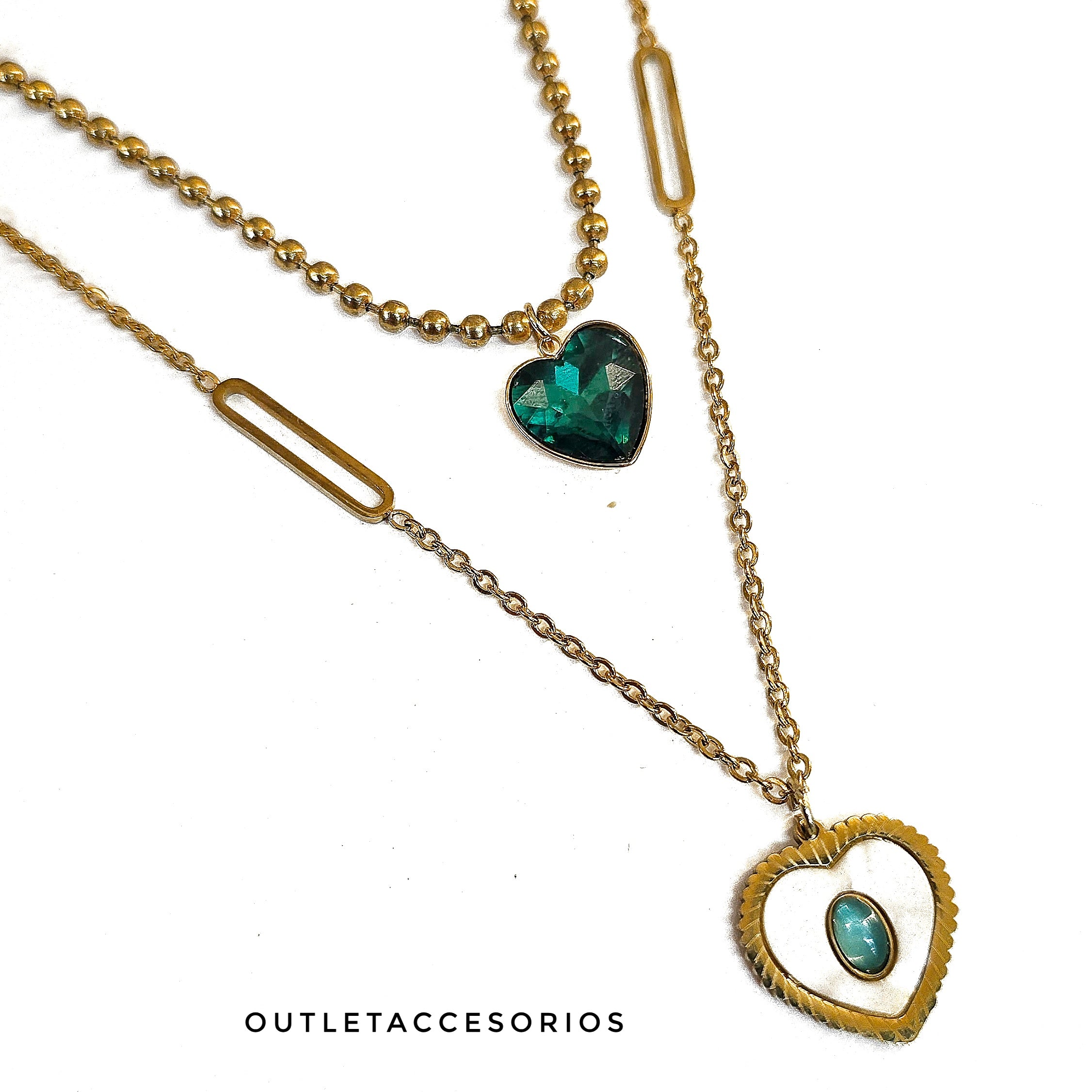 Collar corazon gitana