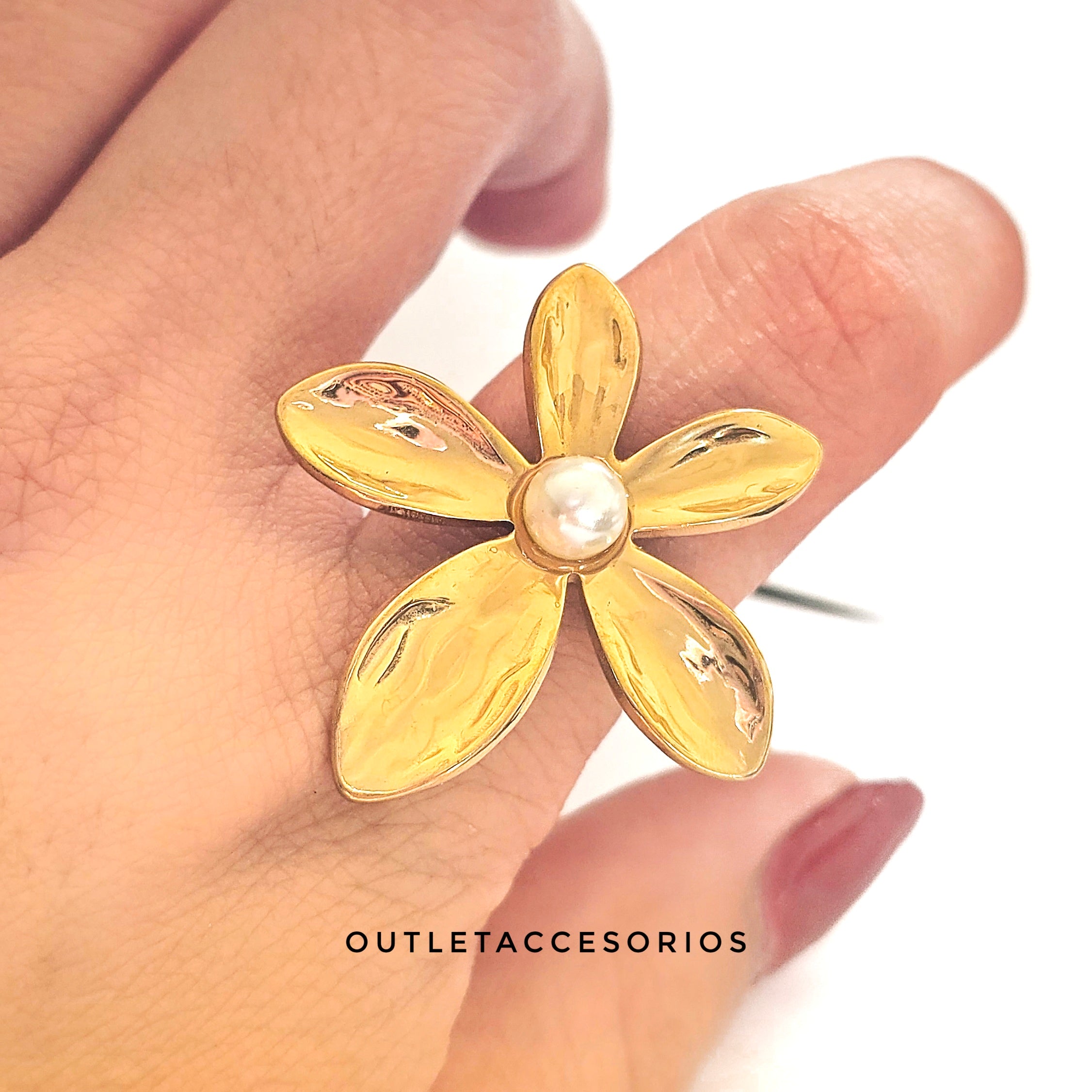 Anillo flor