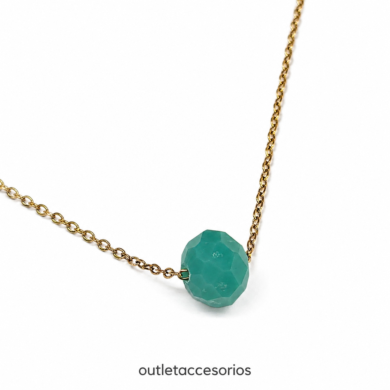 Collar luz turquesa