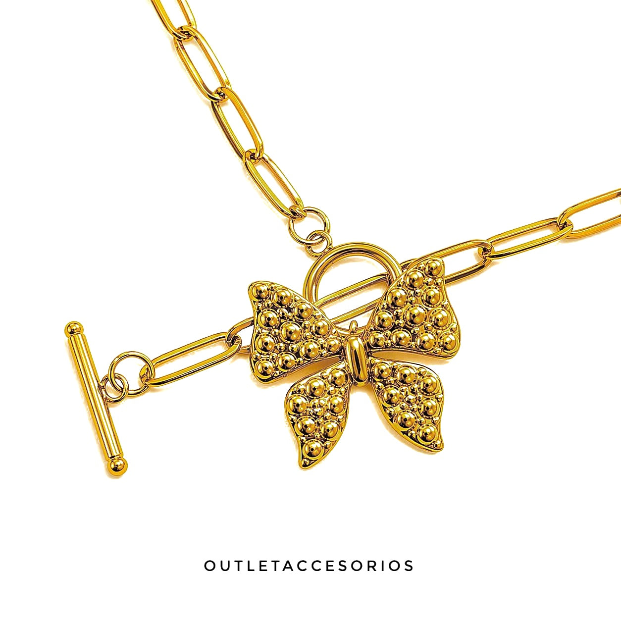 Collar mariposa