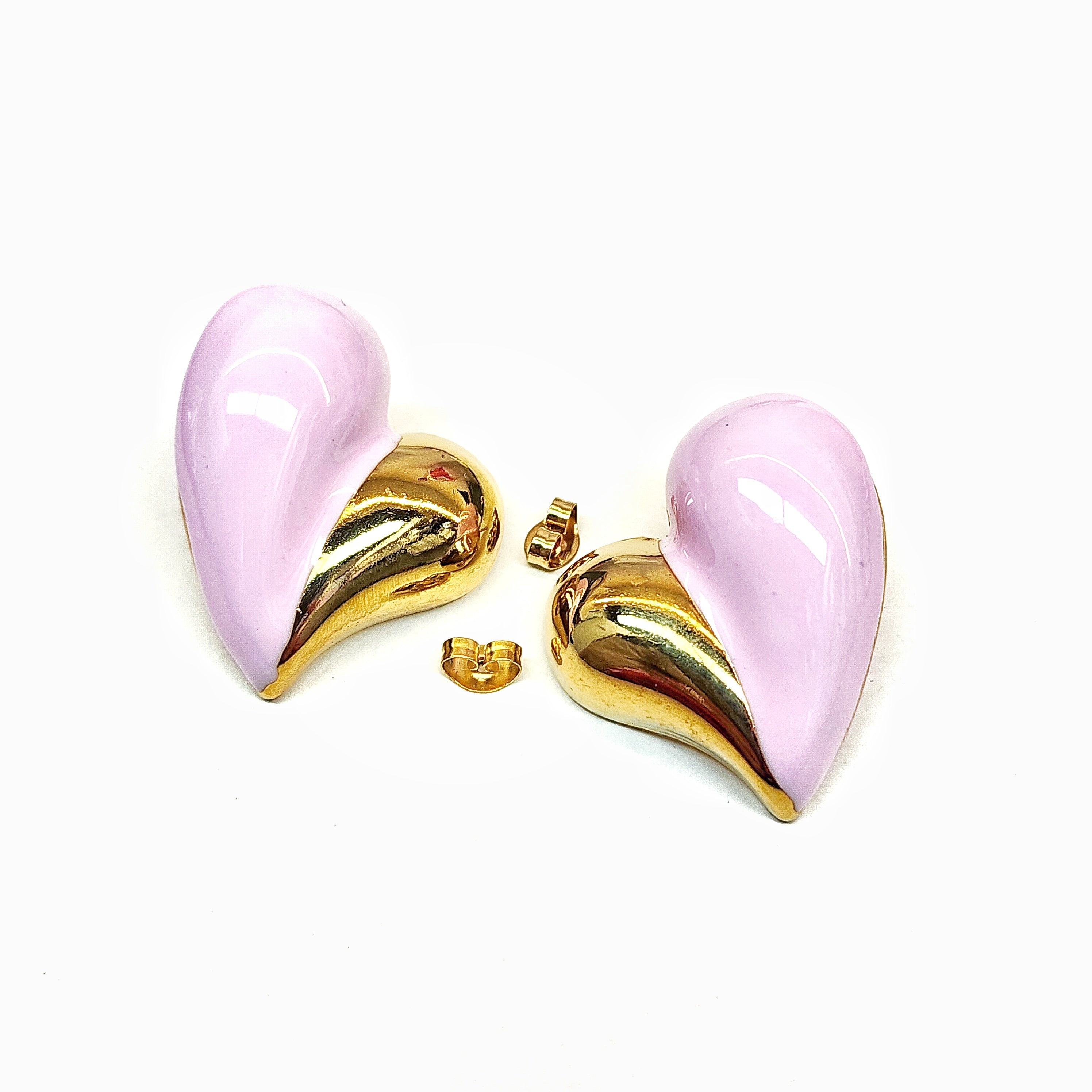 Aros Corazon caramelo 🍬
