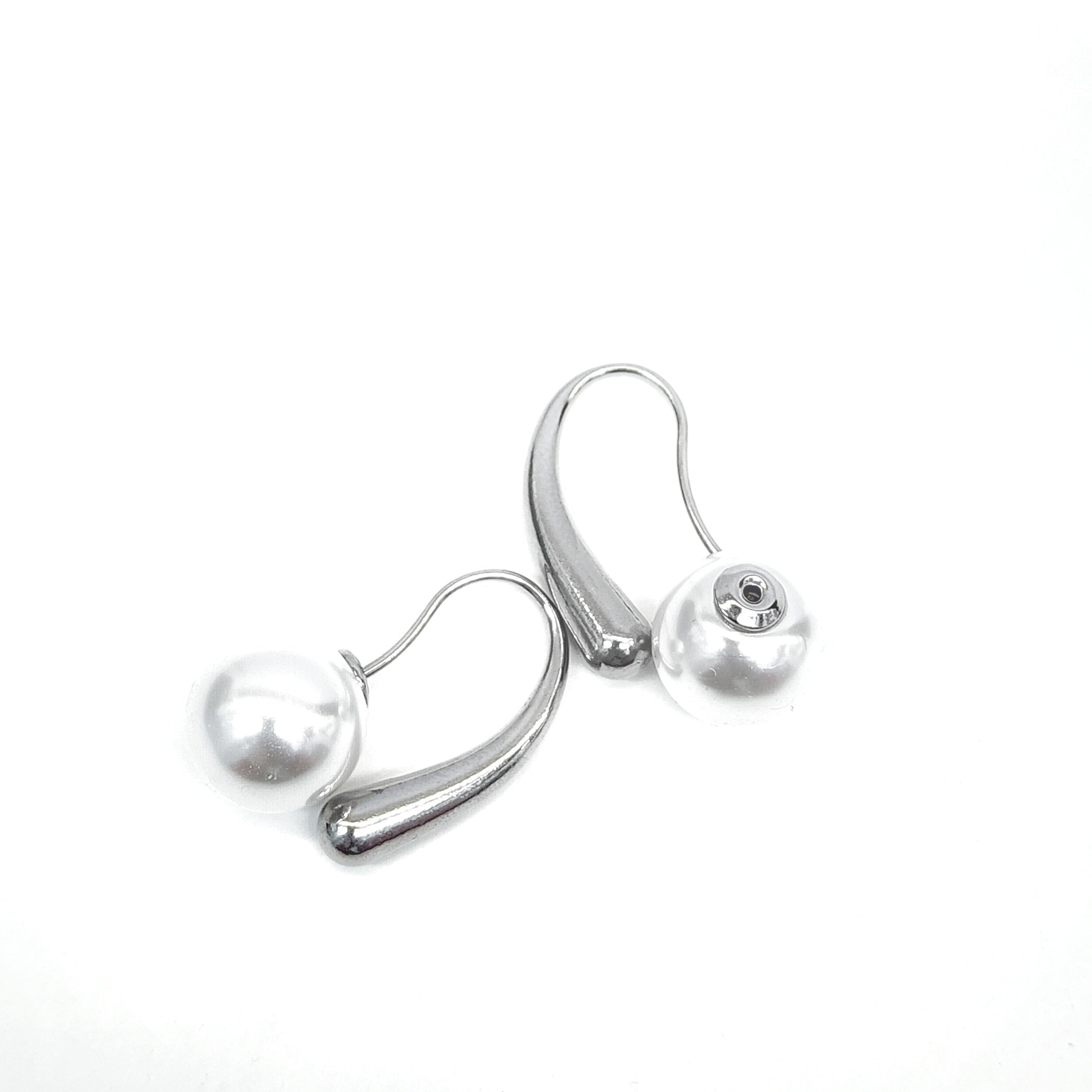 Aros gota perla