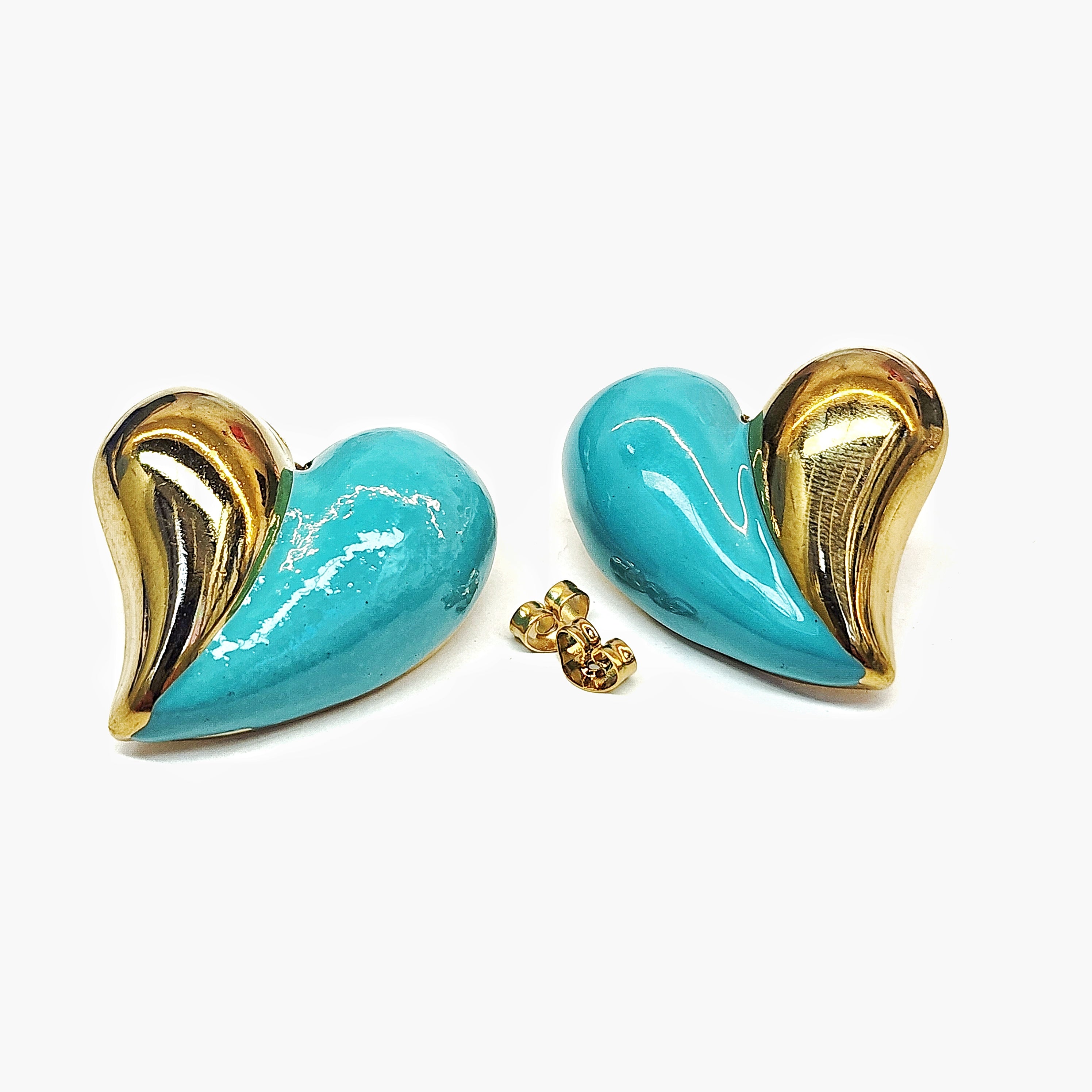 Aros Corazon caramelo 🍬