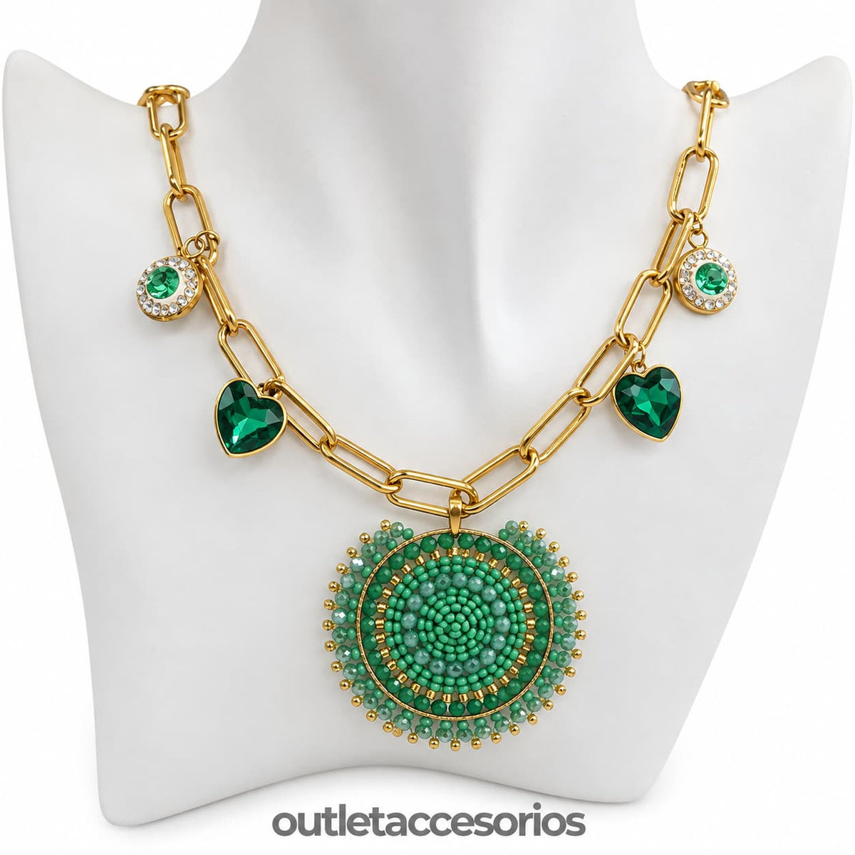 Collar esmeralda