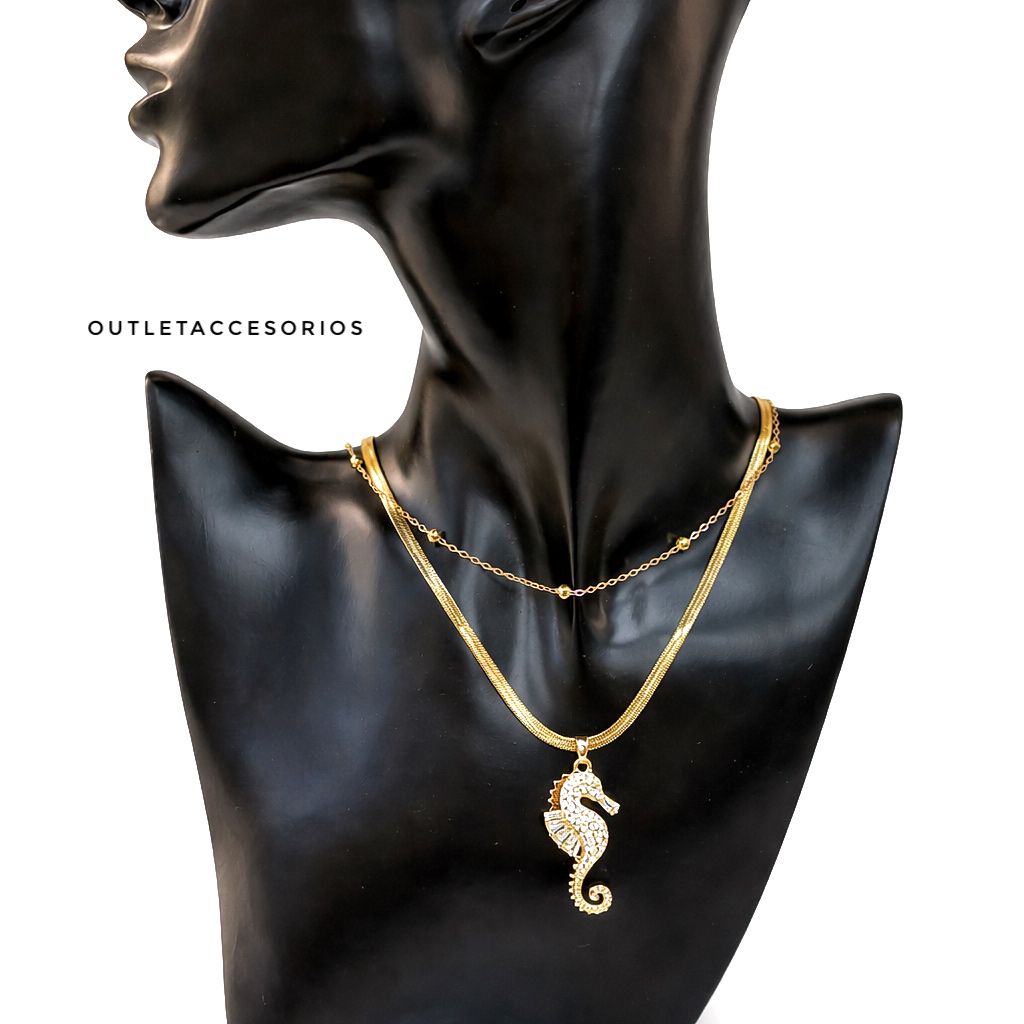 Collar caballito mar