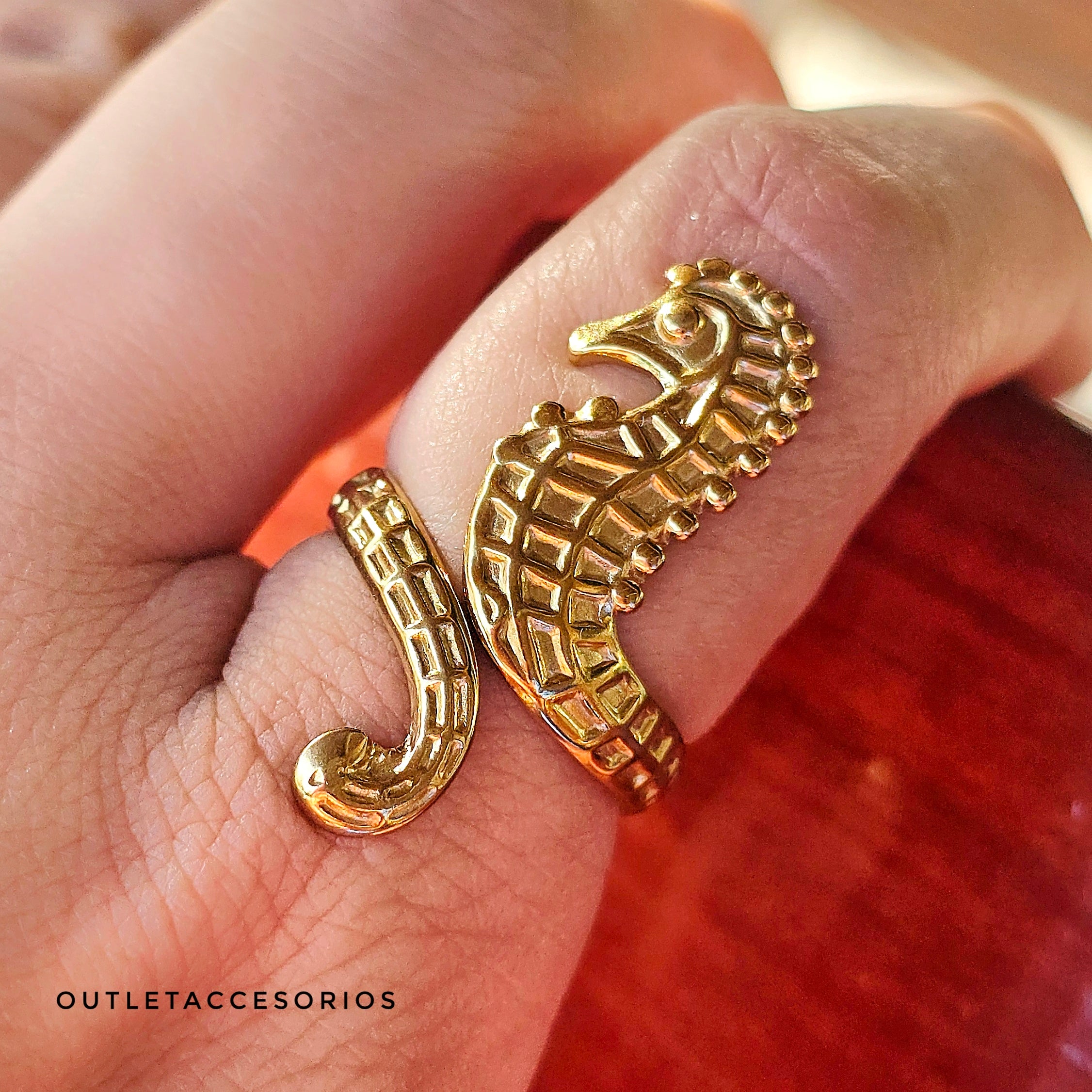 Anillo caballito de mar