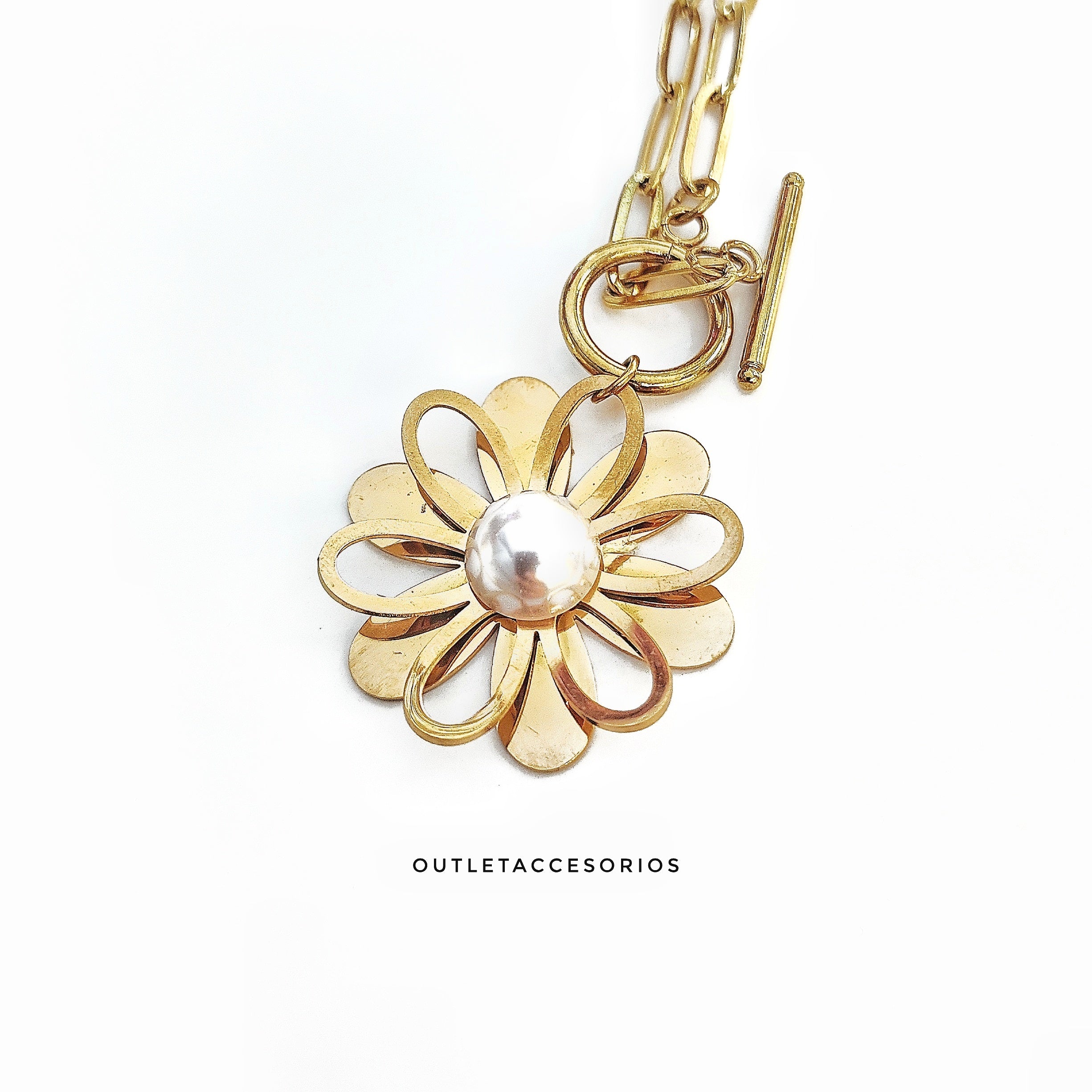 Collar flor leila