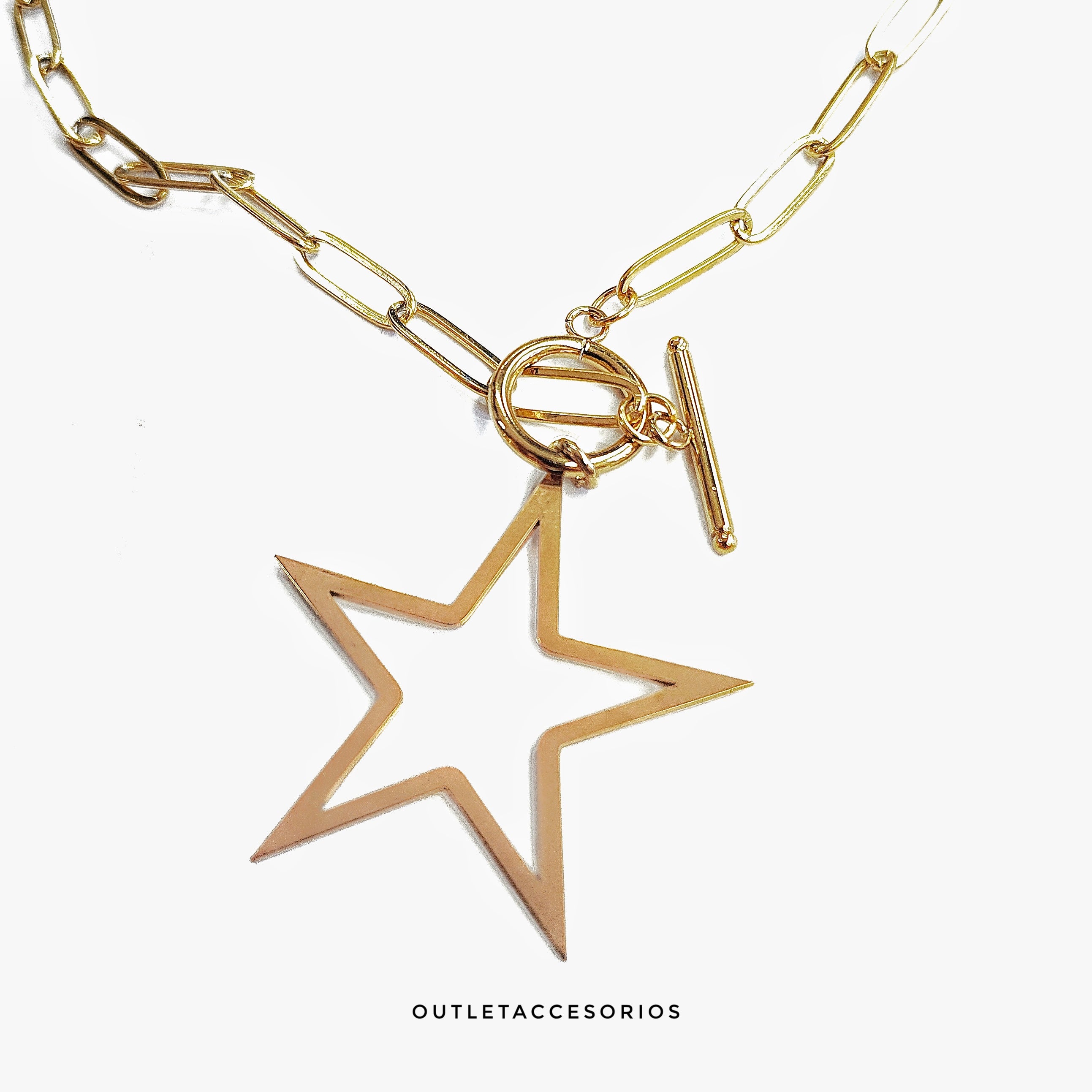 Collar silueta estrella