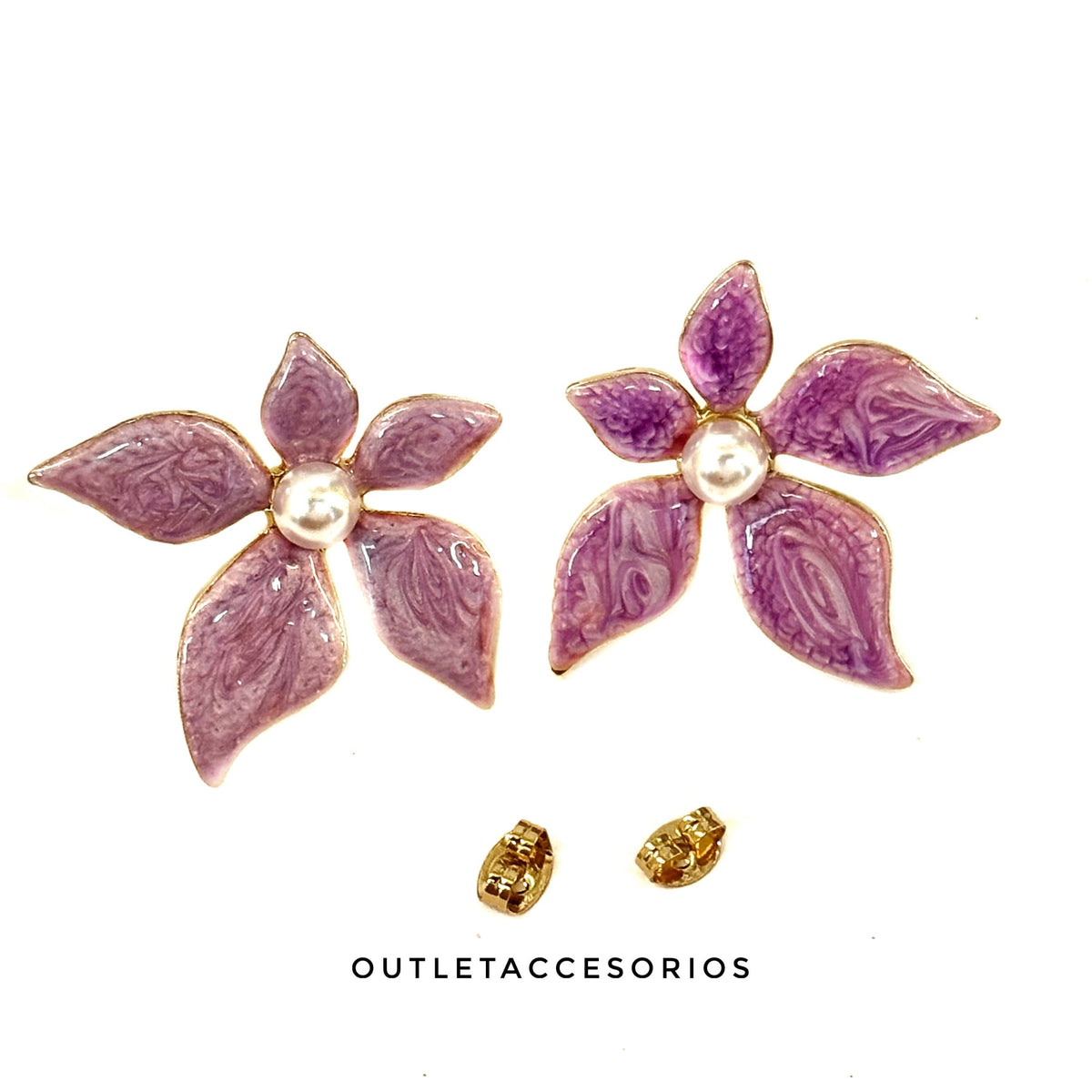 Aros flor dalila