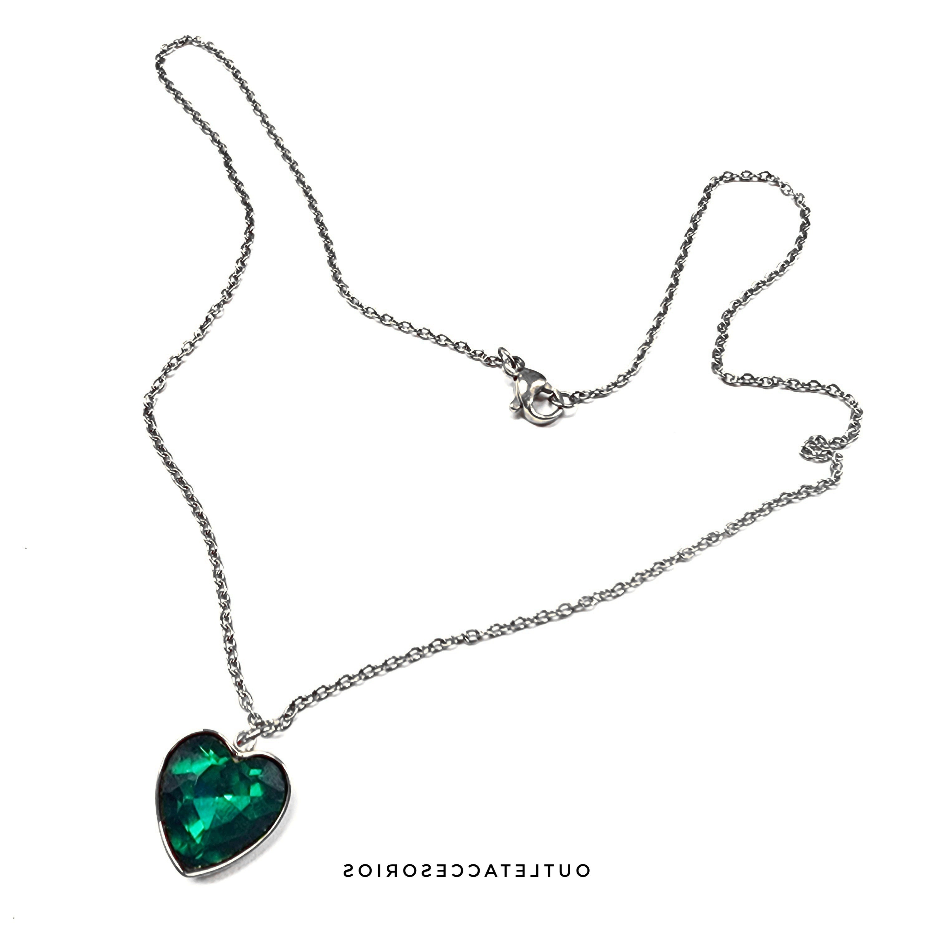 Collar corazon luz